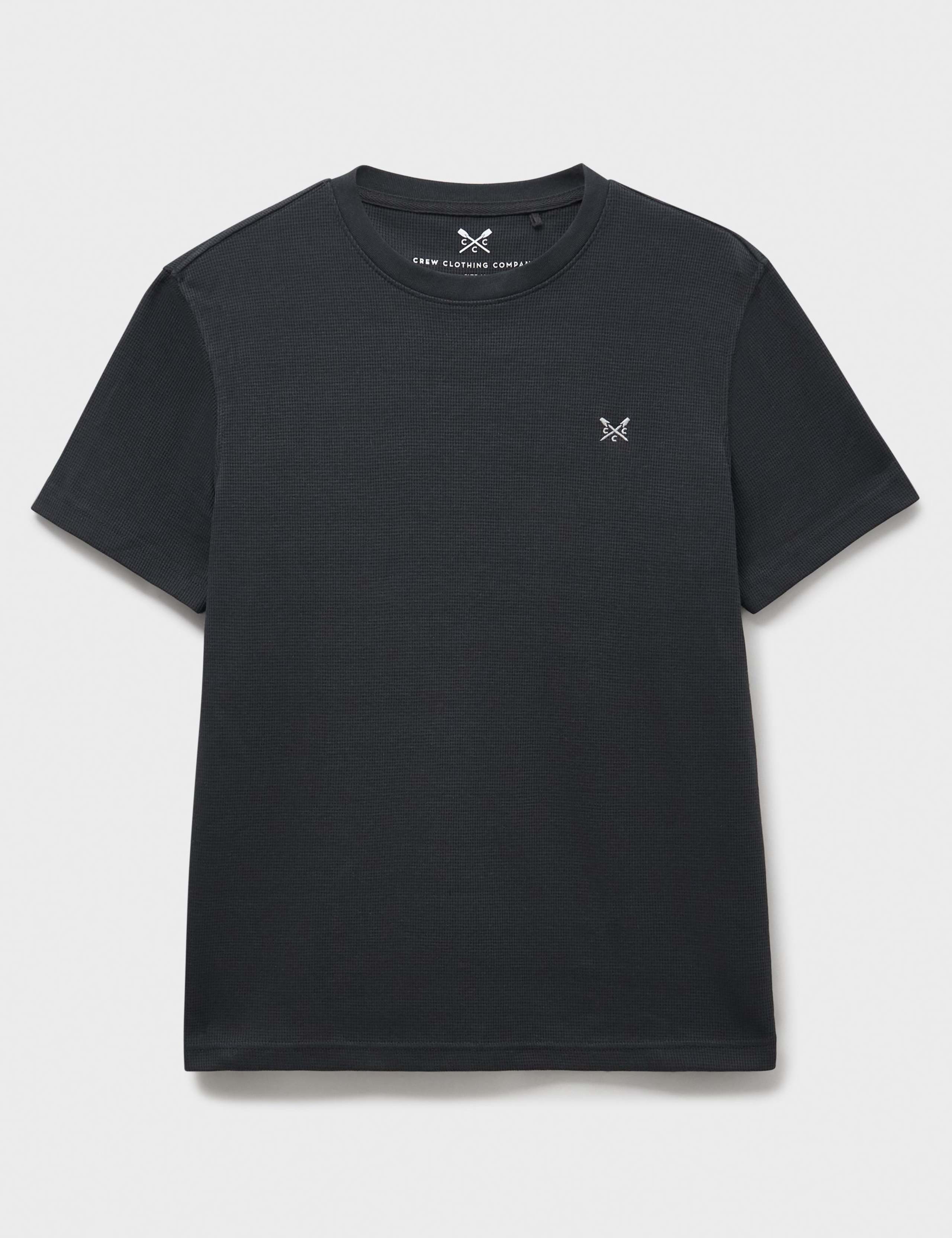 Cotton Rich Waffle T-Shirt 2 of 5