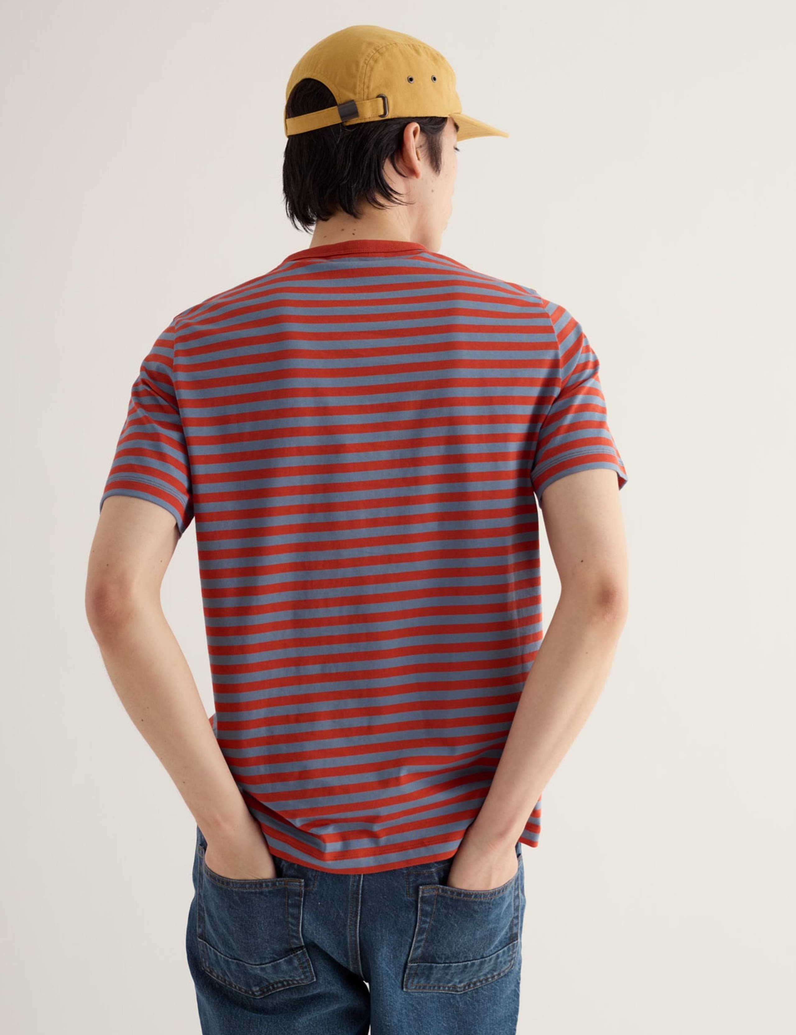 Pure Cotton Striped T-Shirt 4 of 5