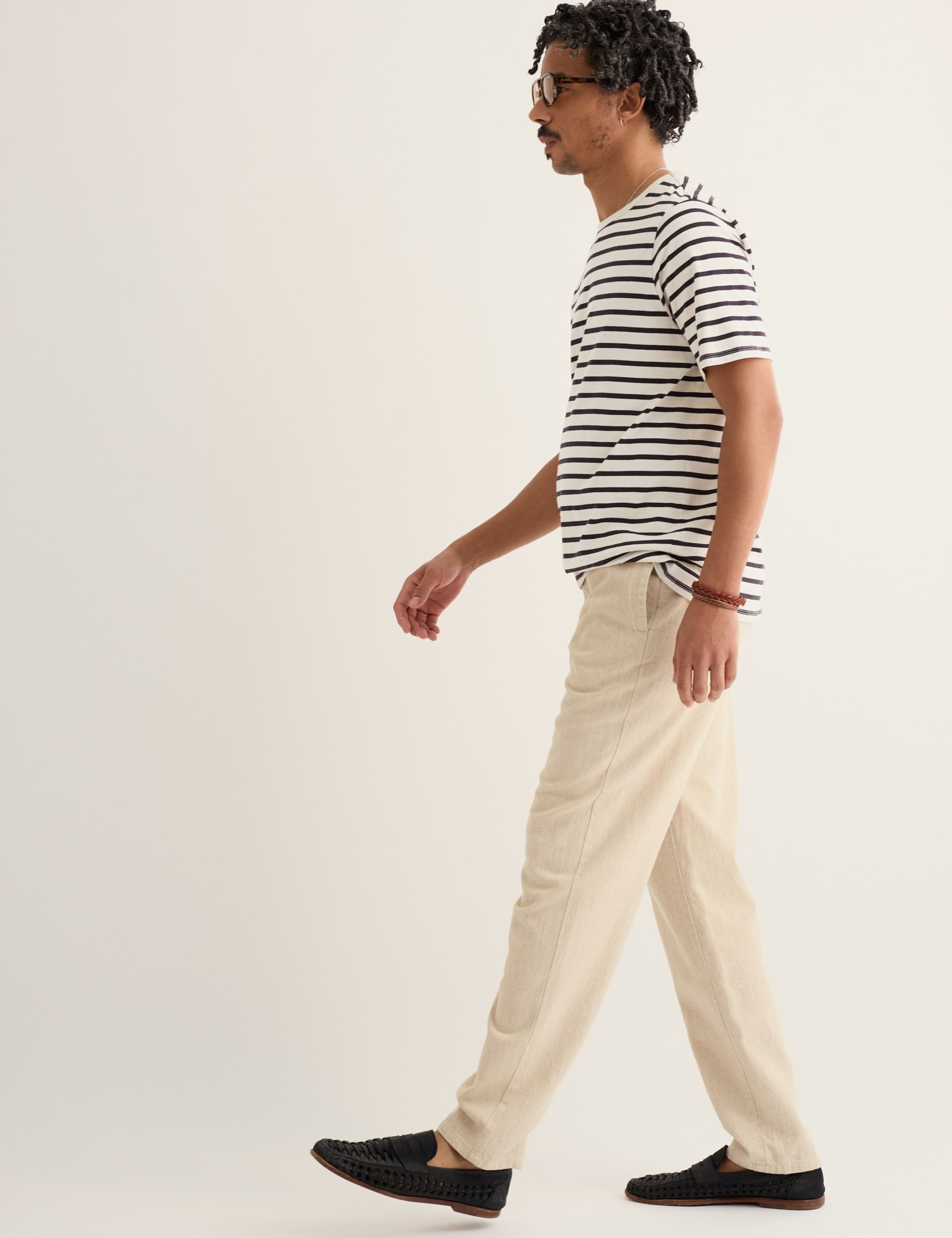 Pure Cotton Striped T-Shirt 3 of 5