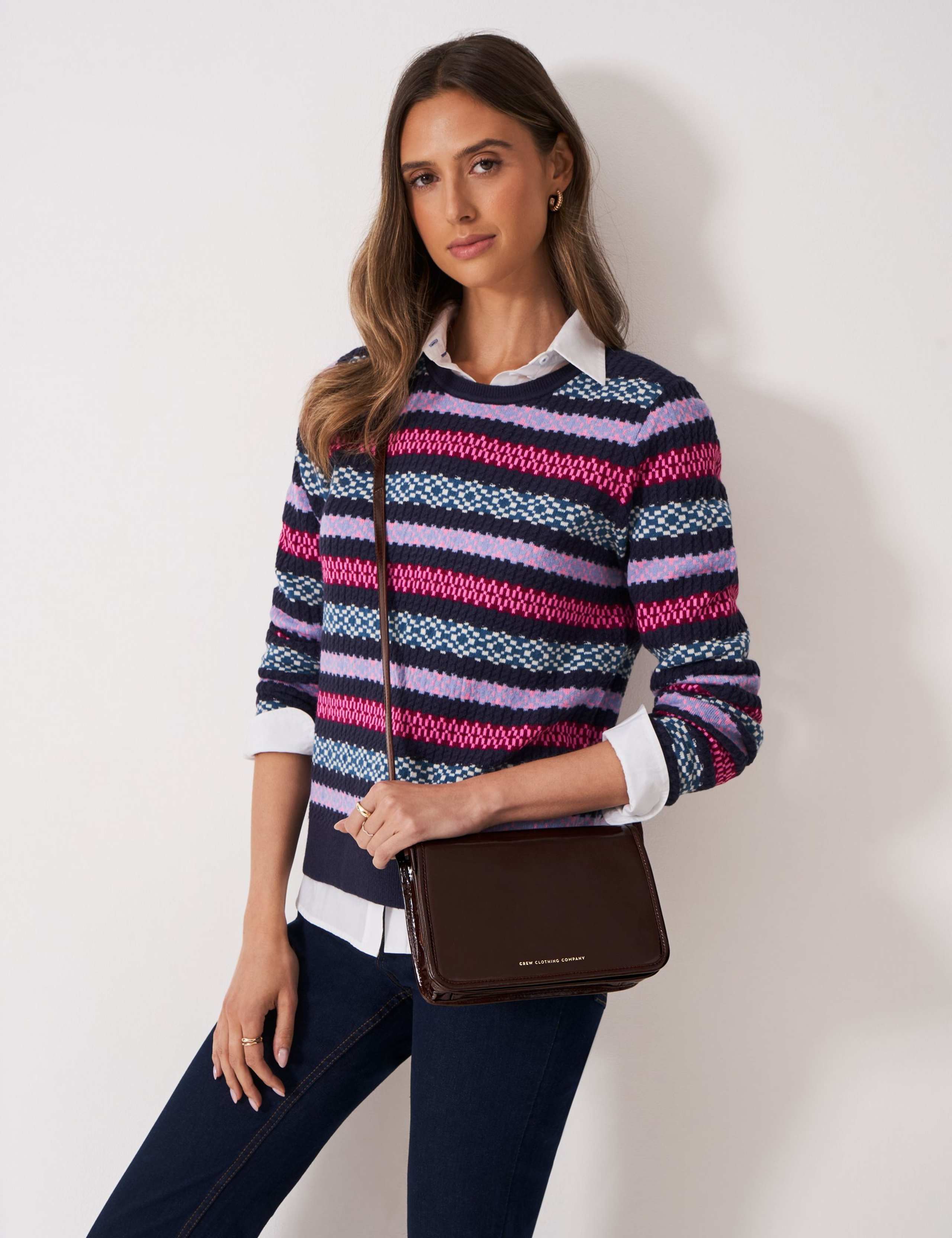 Leather Cross Body Bag 2 of 3