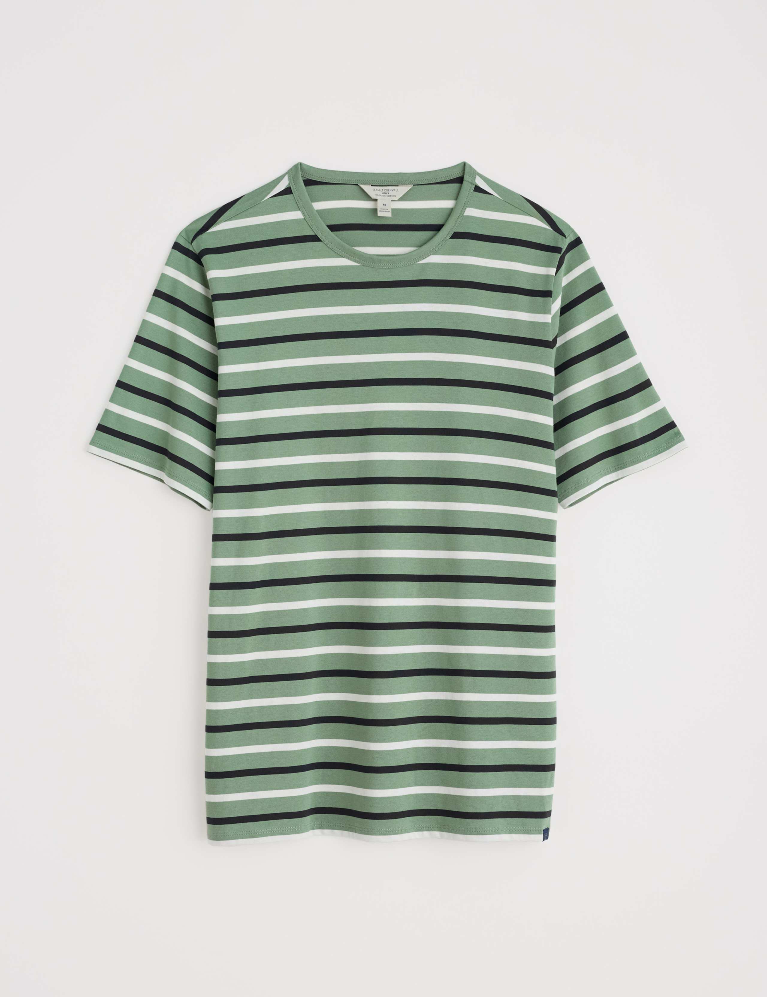Pure Cotton Striped Crew Neck T-Shirt 2 of 4