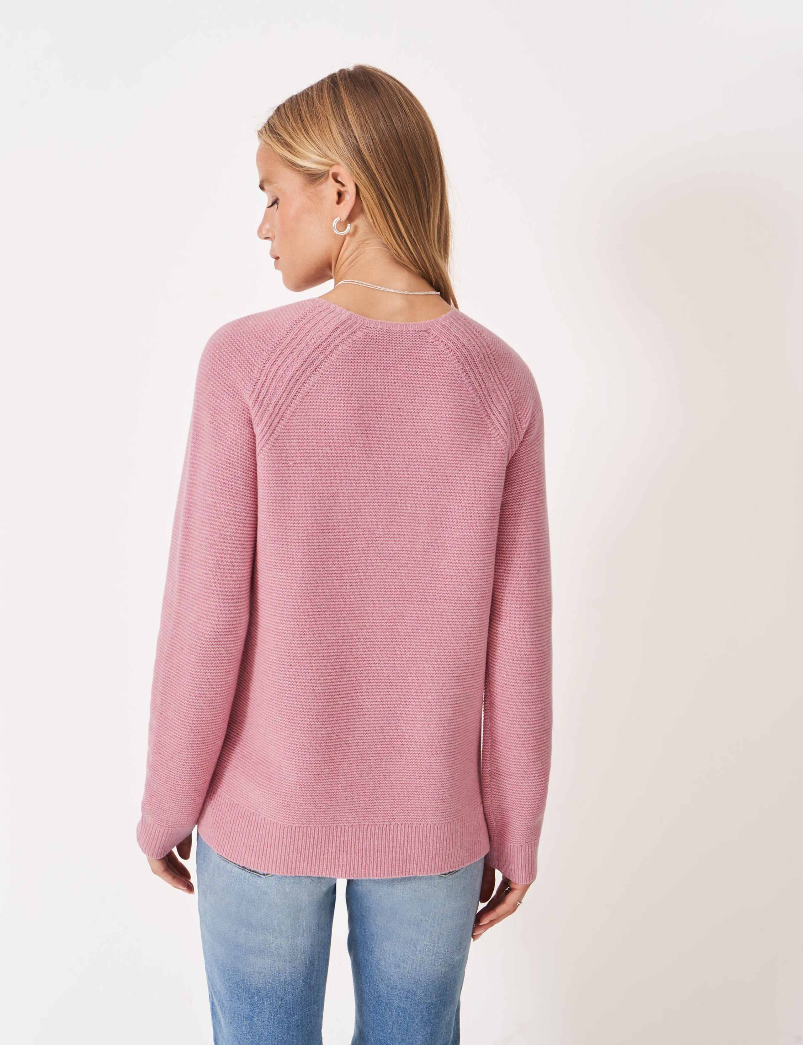 Wool Rich Button Neck Jumper 5 of 5