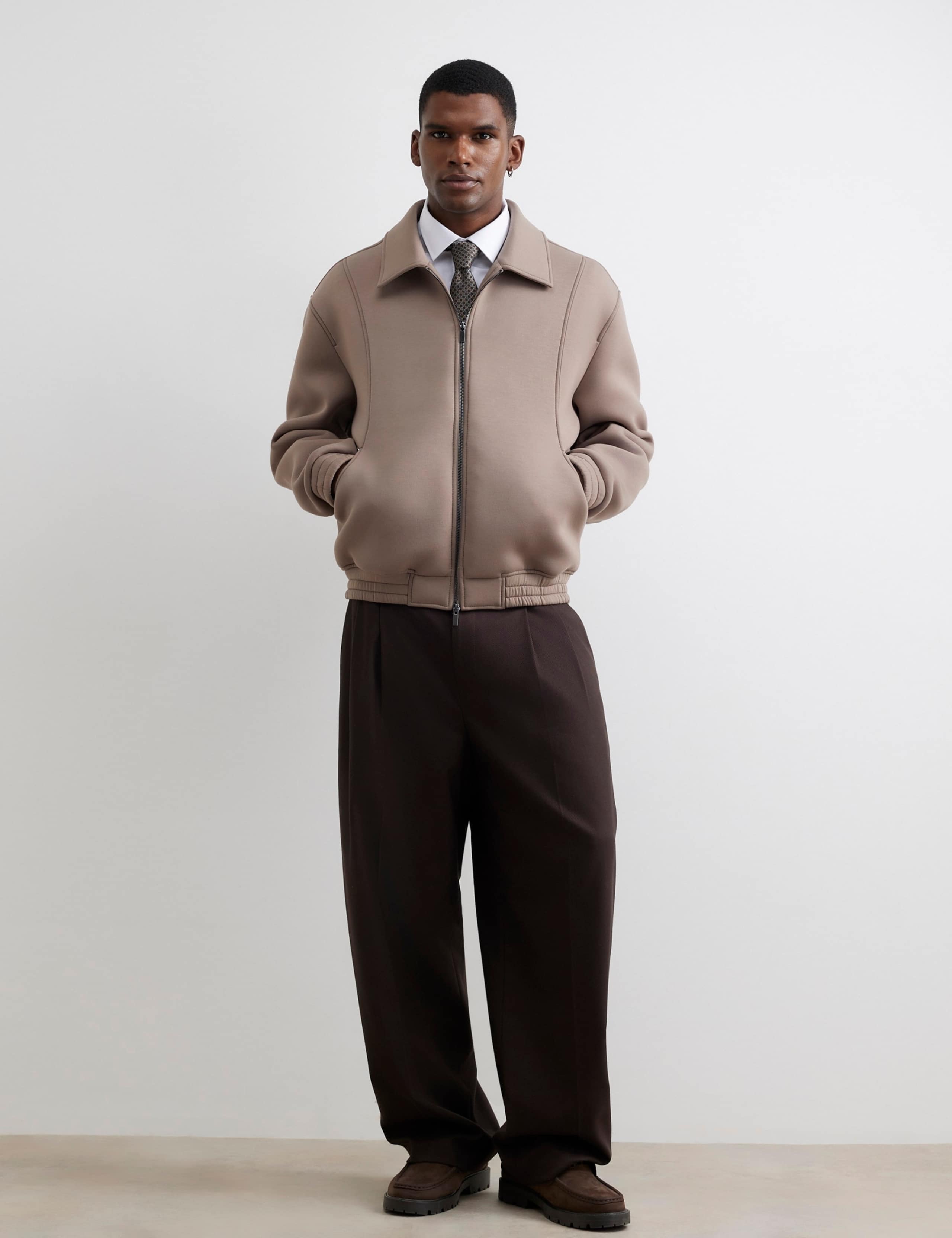 Collared Zip Through Jacket 1 of 6