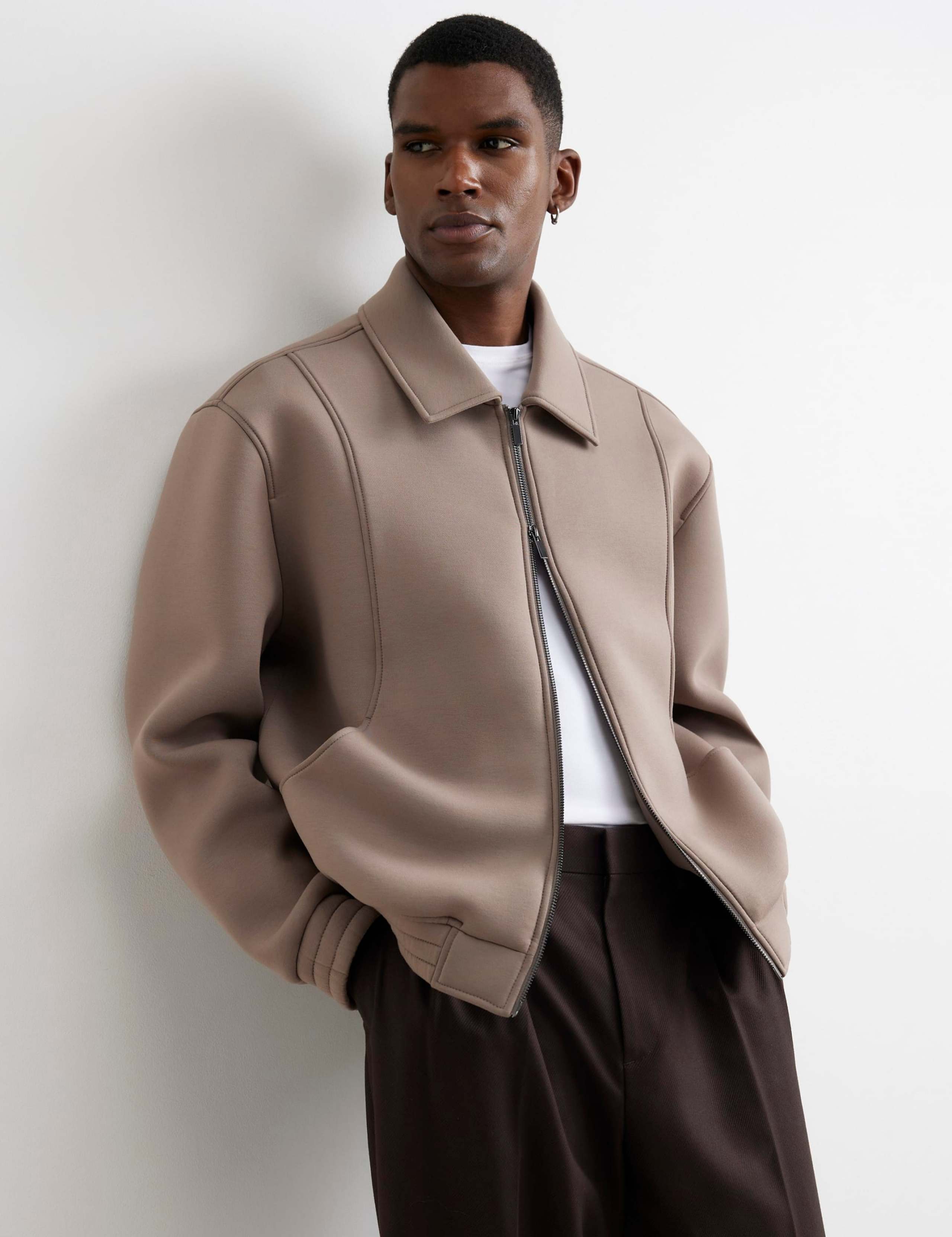 Collared Zip Through Jacket 2 of 6