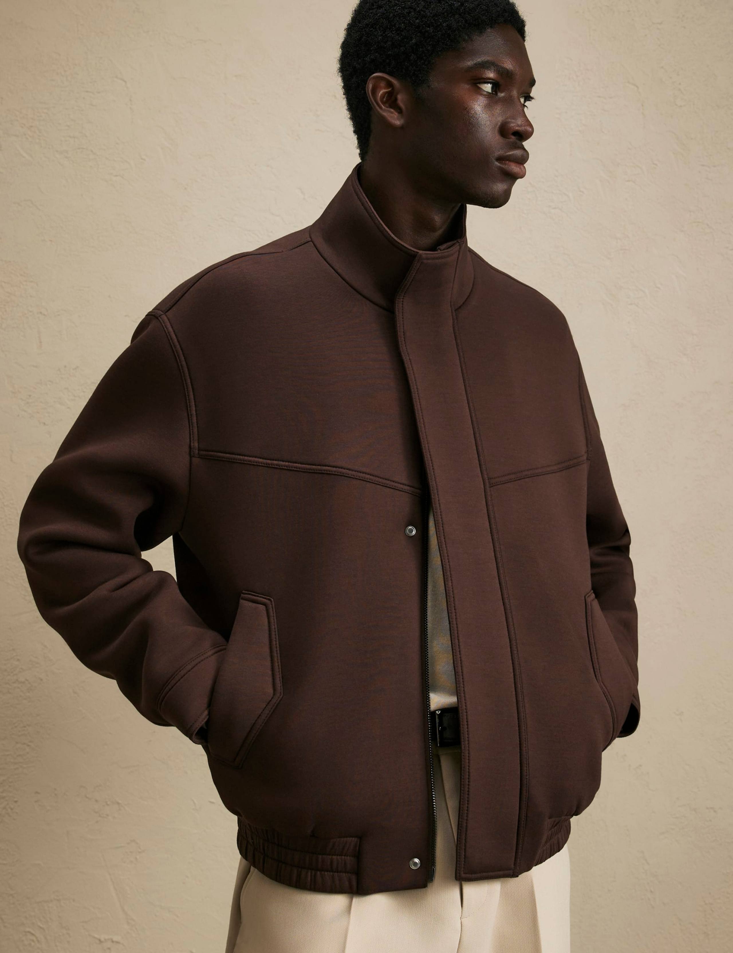 Funnel Neck Zip Through Jacket 2 of 6