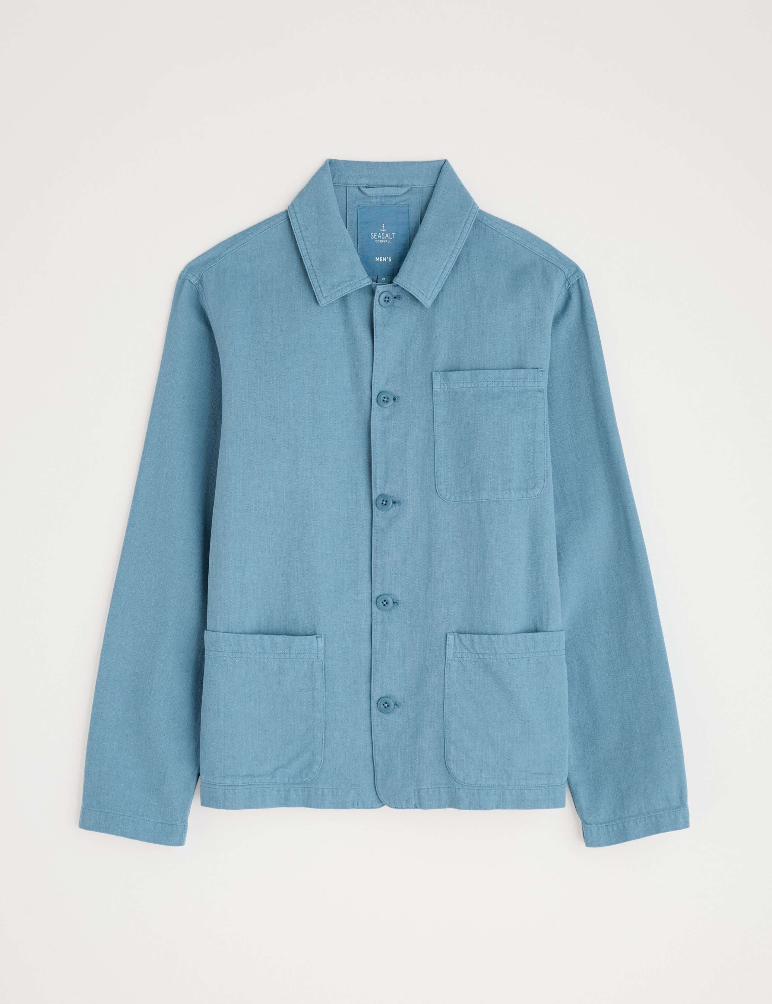Linen Blend Utility Overshirt 2 of 4
