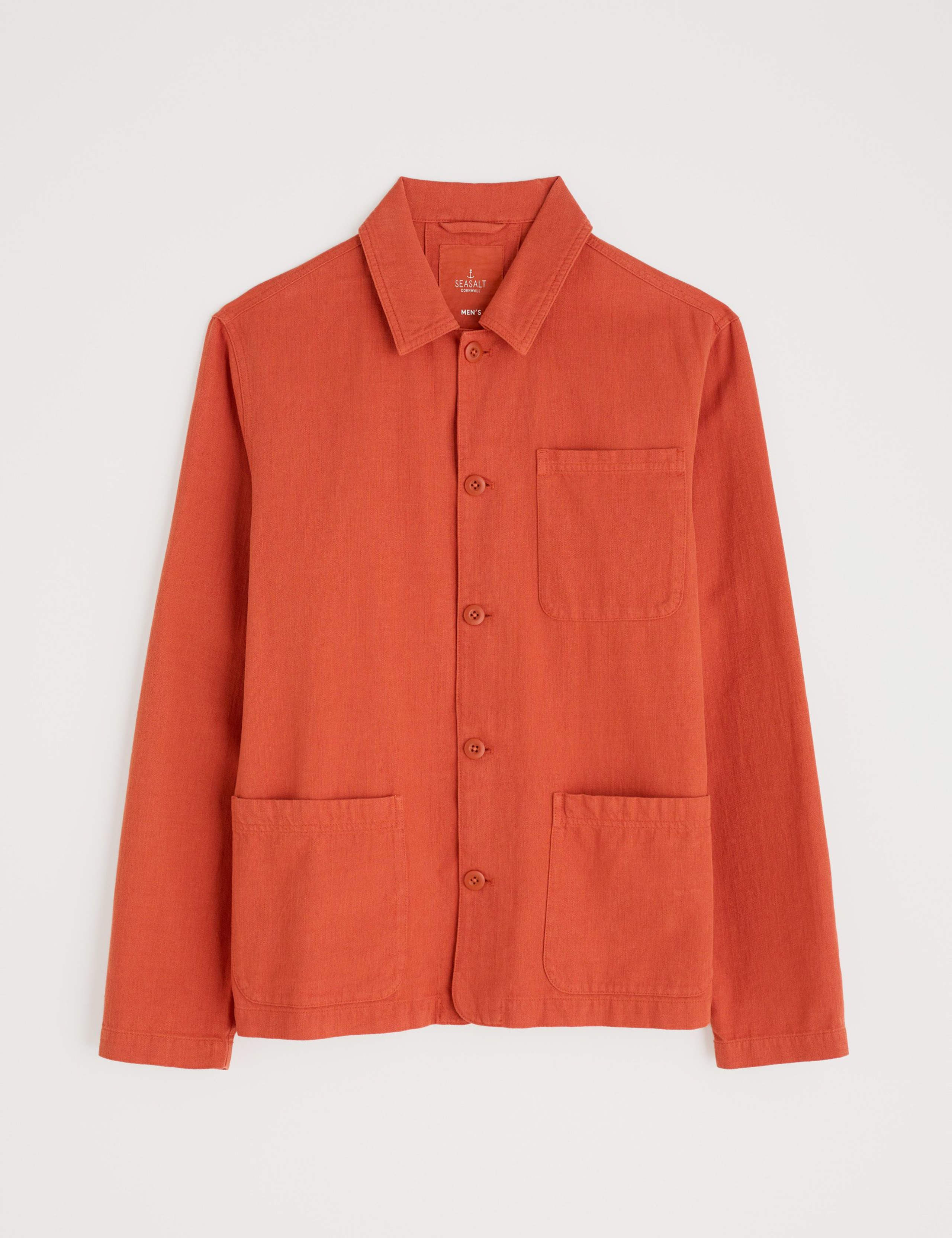 Linen Blend Utility Overshirt 2 of 6