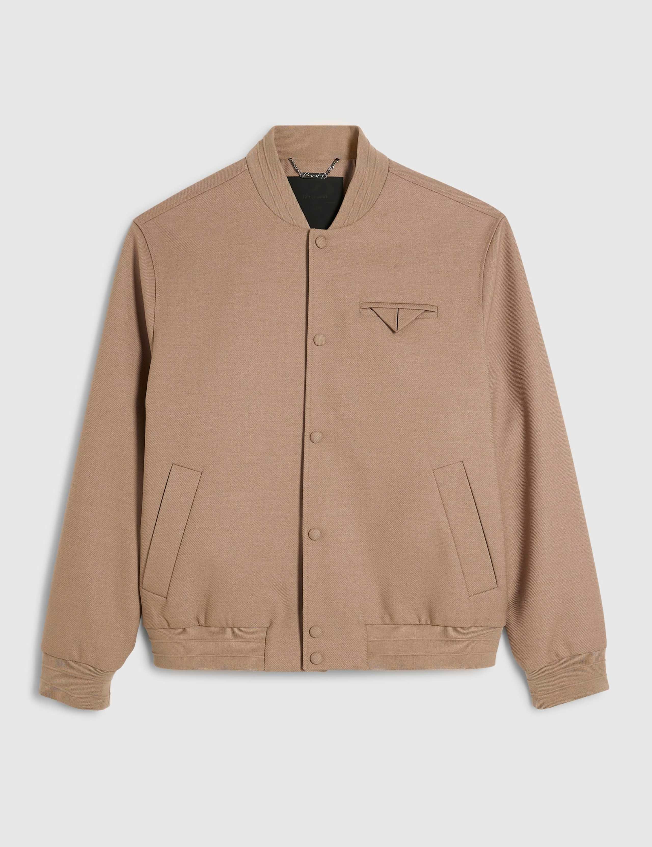 Smart Textured Bomber Jacket 5 of 6