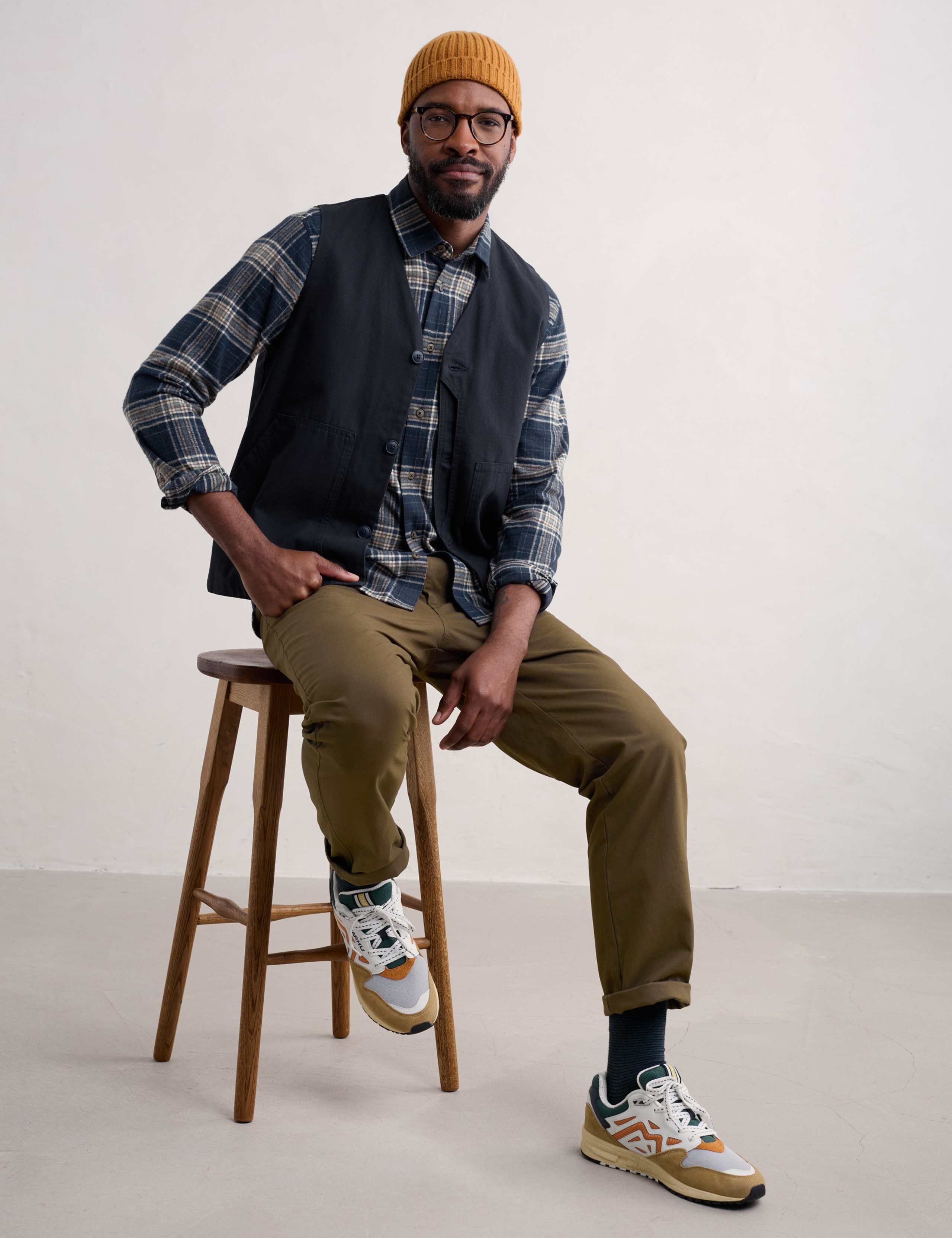 Pure Cotton Checked Flannel Shirt 3 of 4