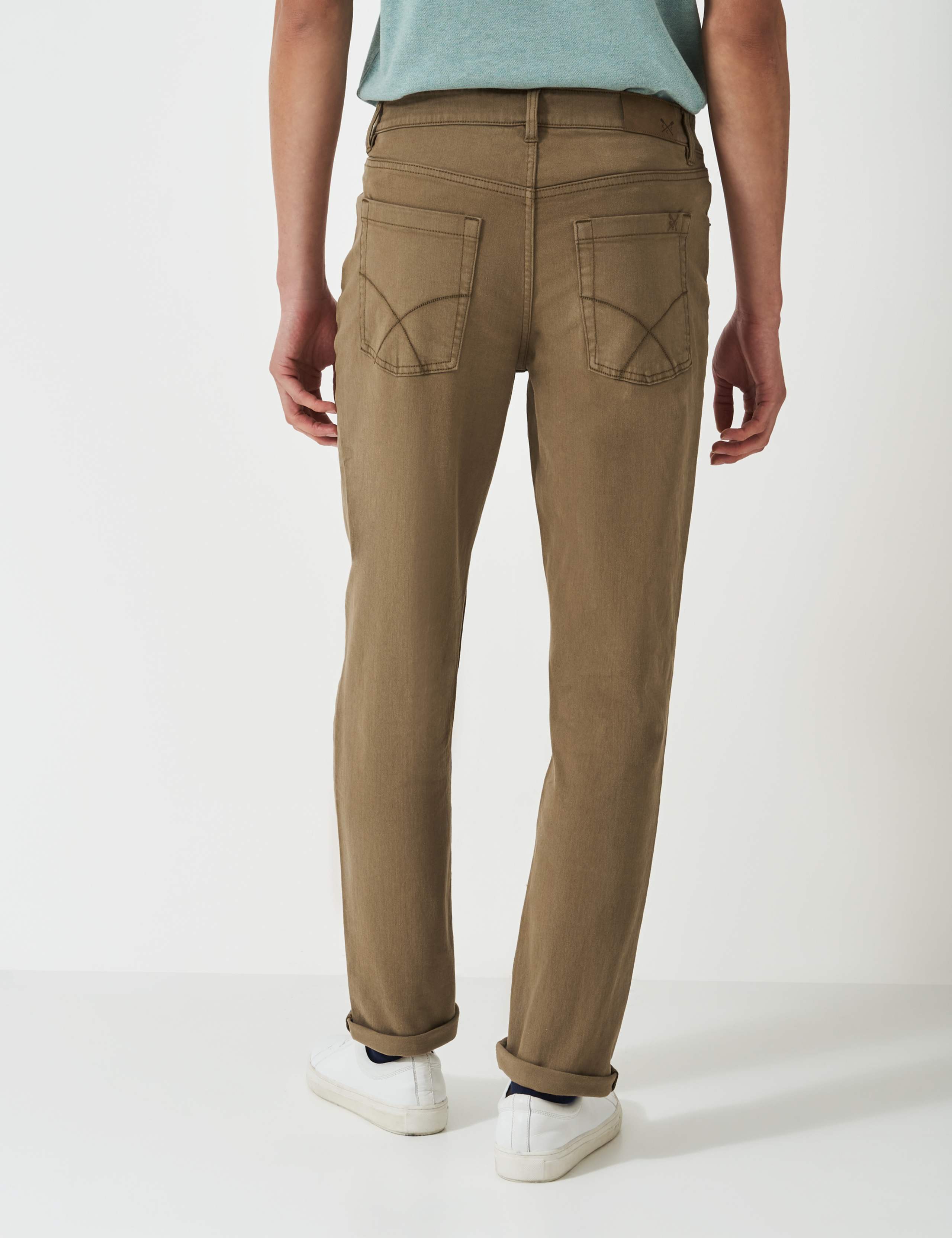 Straight Fit Overdyed 5 Pocket Jeans 4 of 5