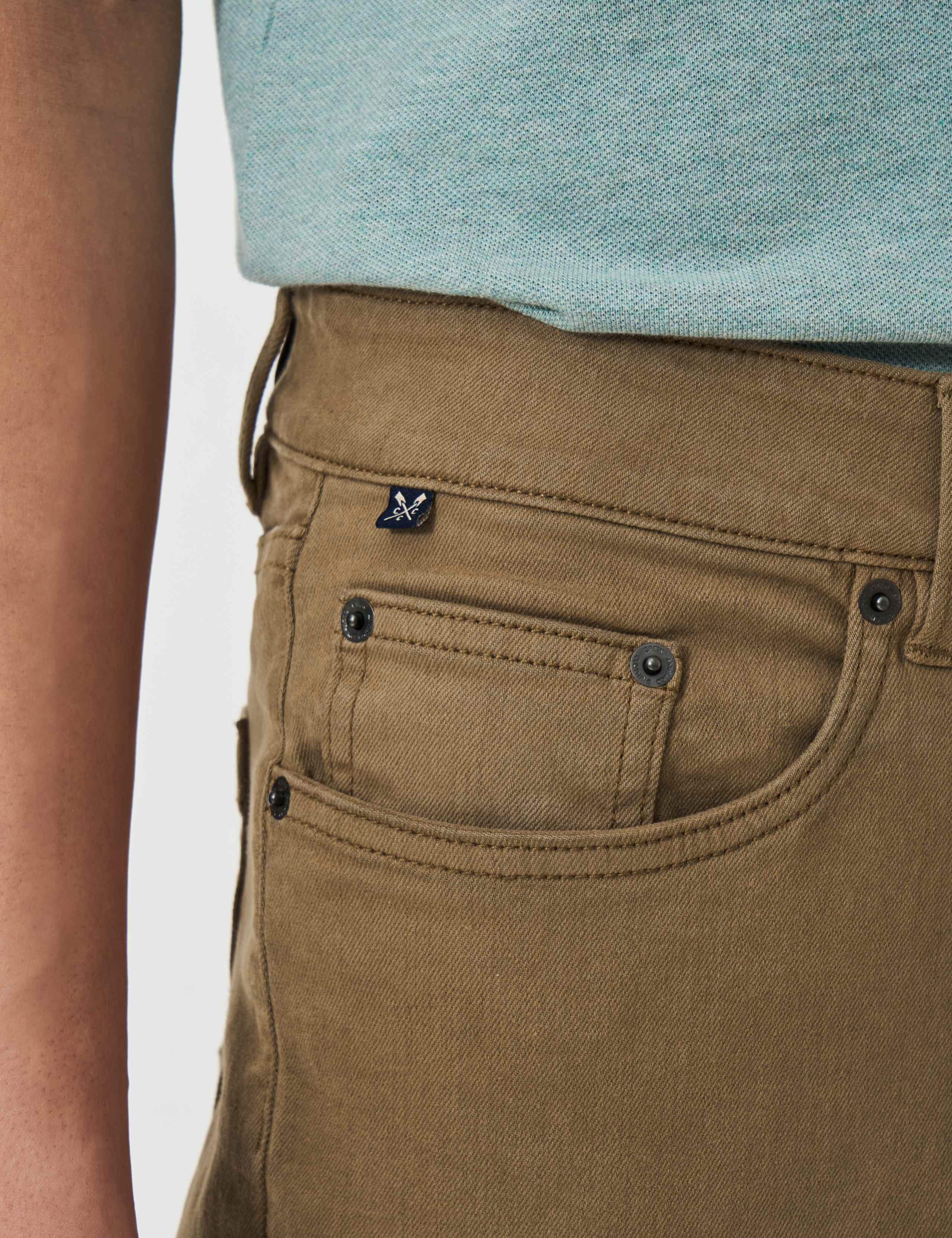 Straight Fit Overdyed 5 Pocket Jeans 5 of 5