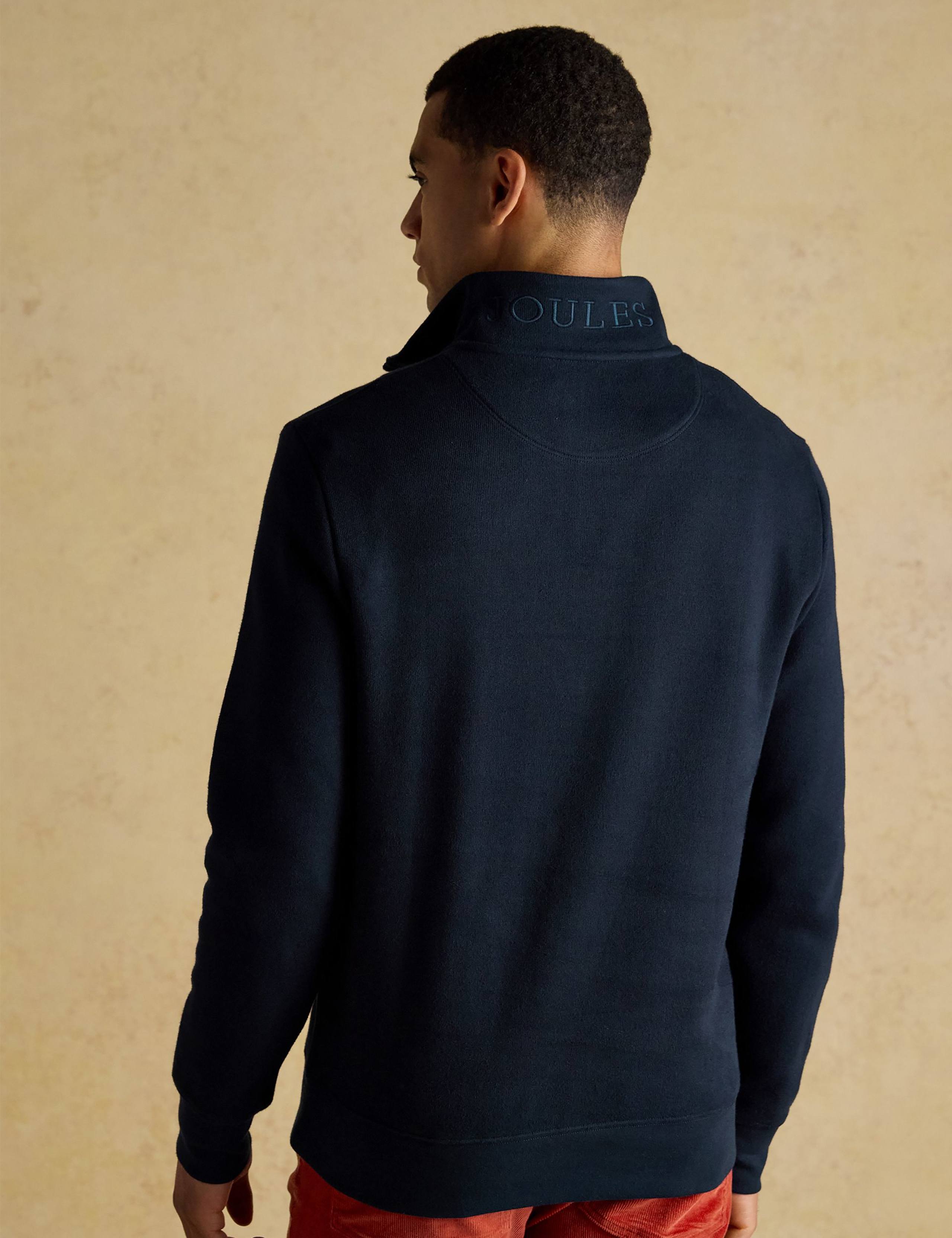 Pure Cotton Half Zip Sweatshirt 4 of 8