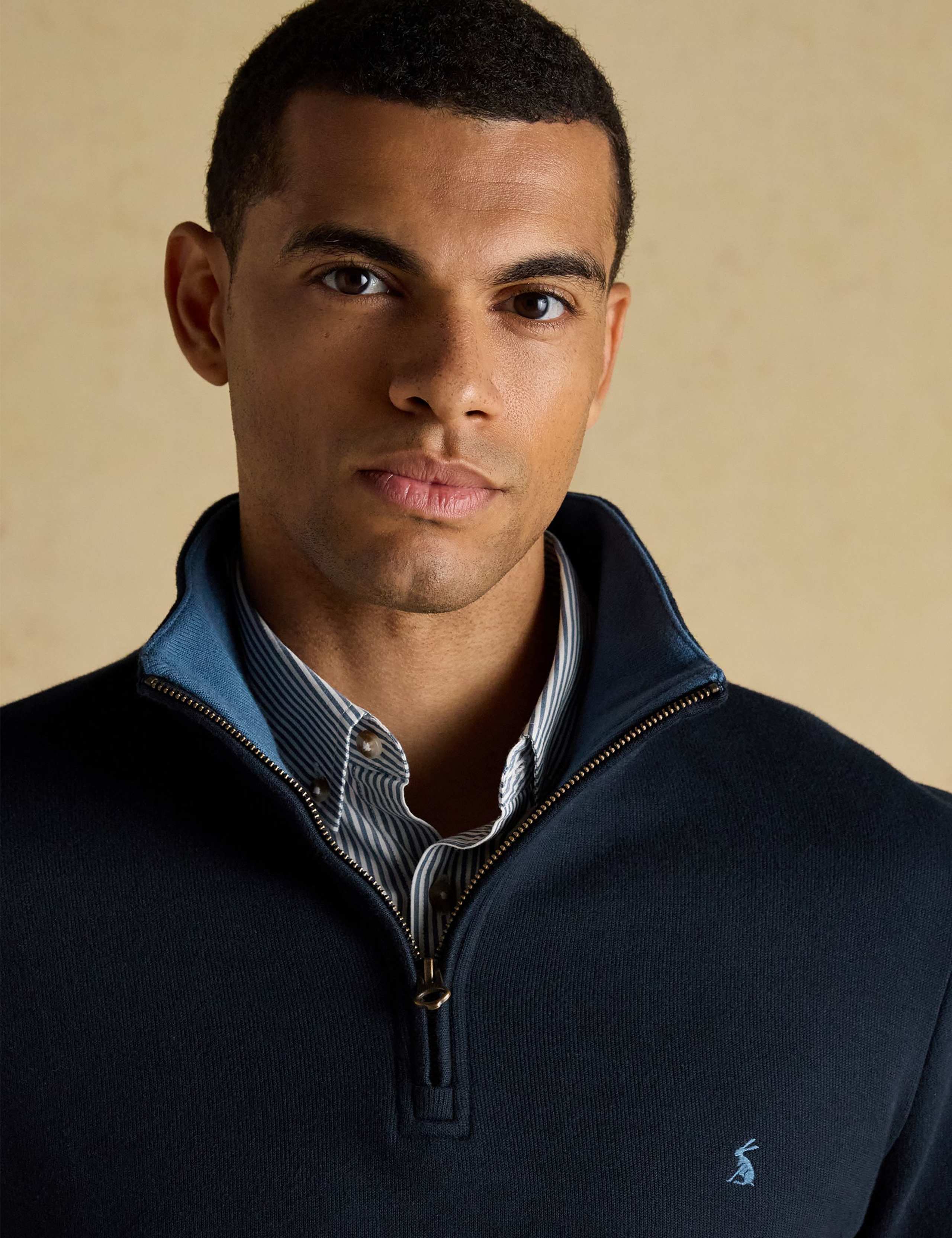 Pure Cotton Half Zip Sweatshirt 5 of 8