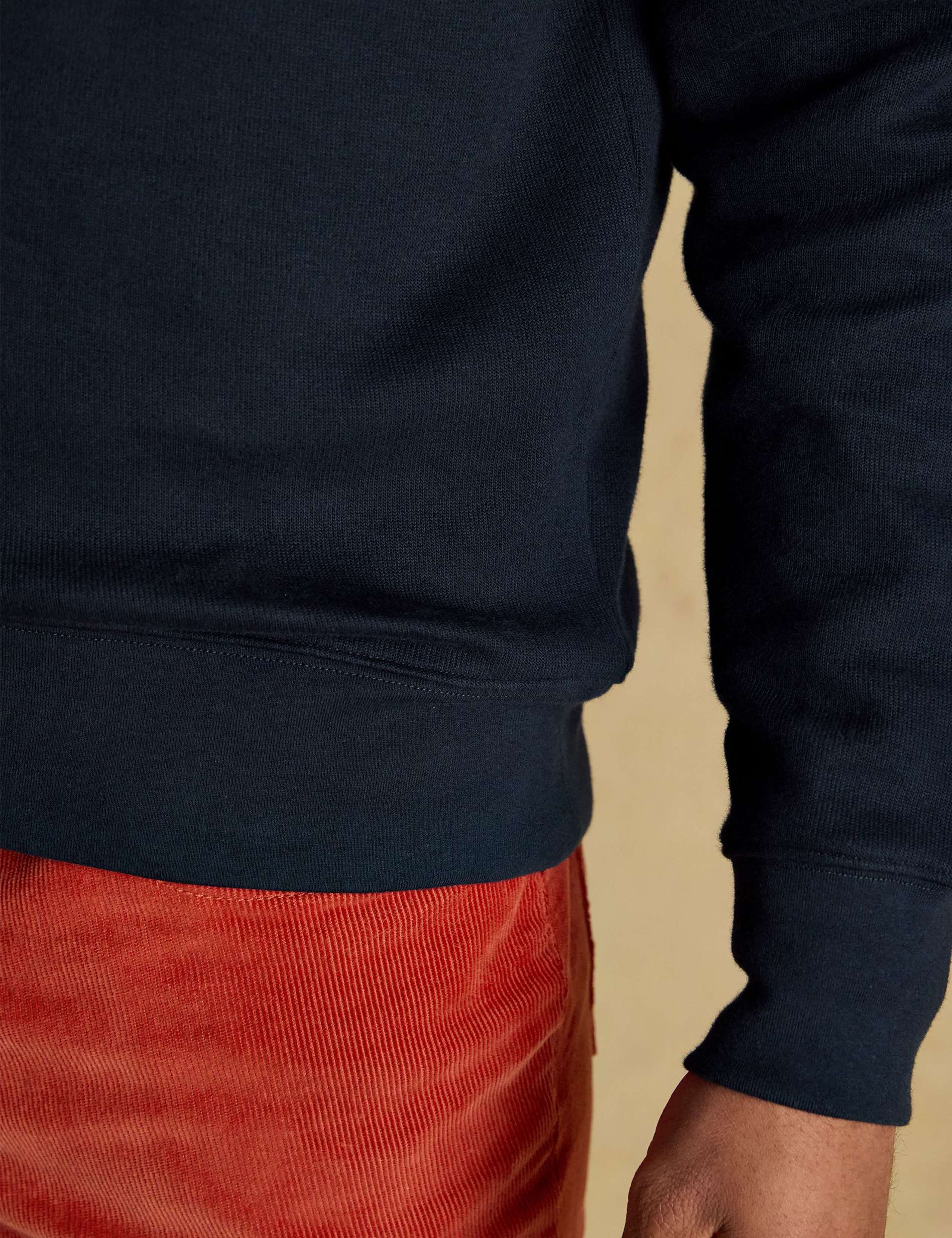 Pure Cotton Half Zip Sweatshirt 6 of 8