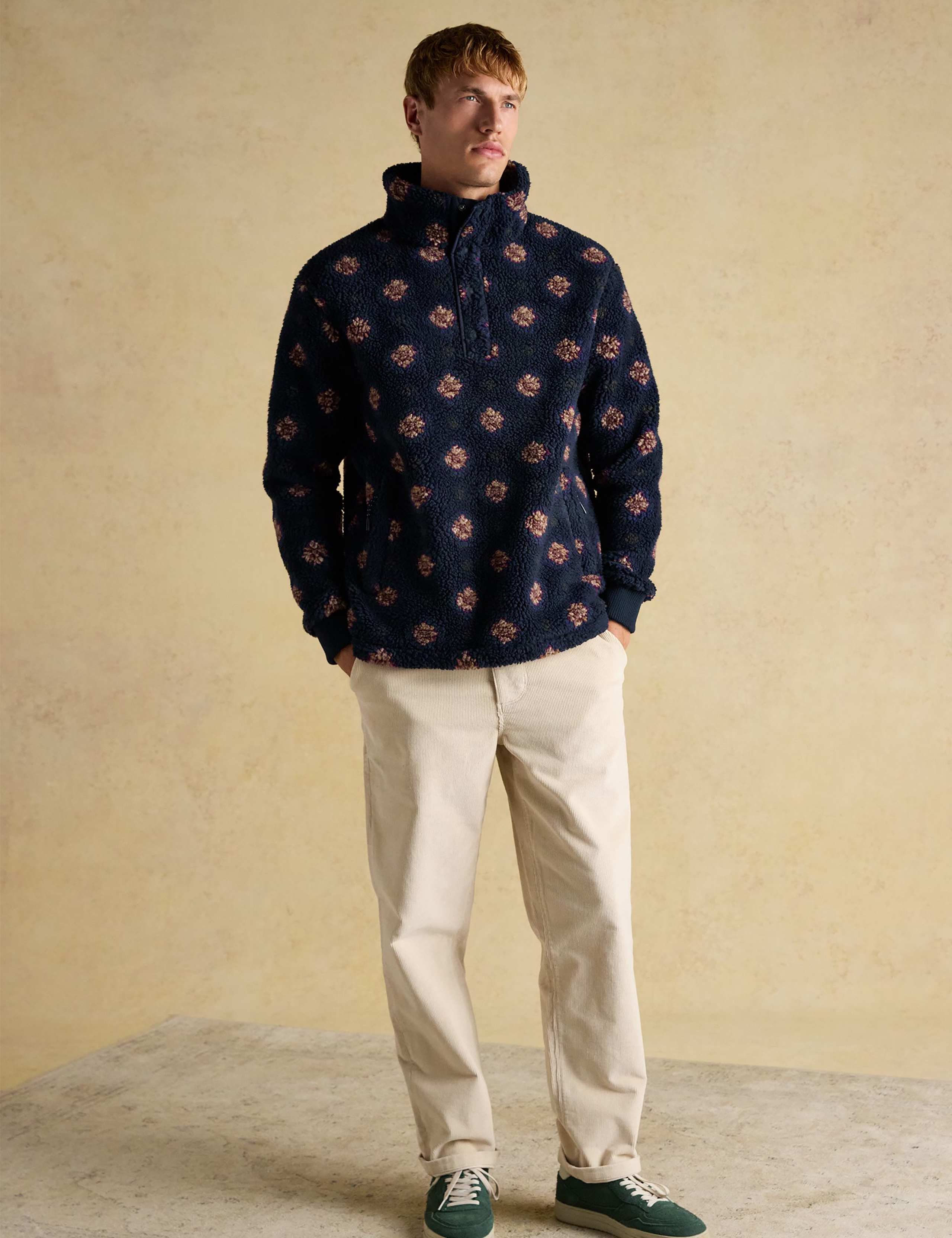 Floral Half Snap Fleece 3 of 10