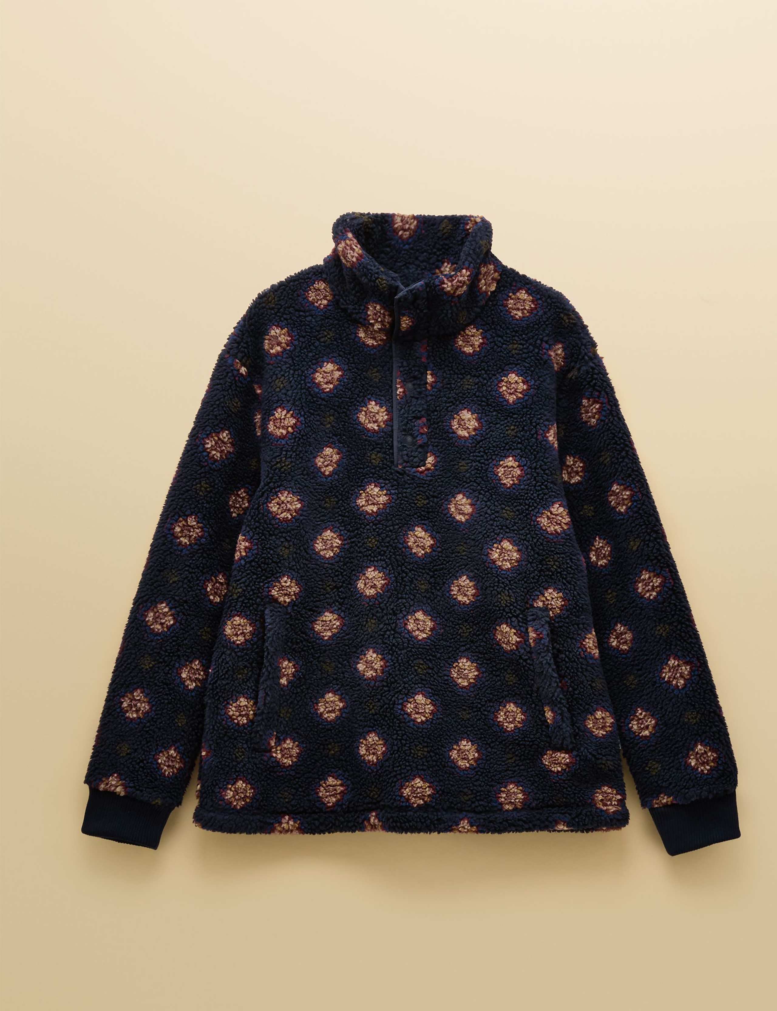 Floral Half Snap Fleece 2 of 10