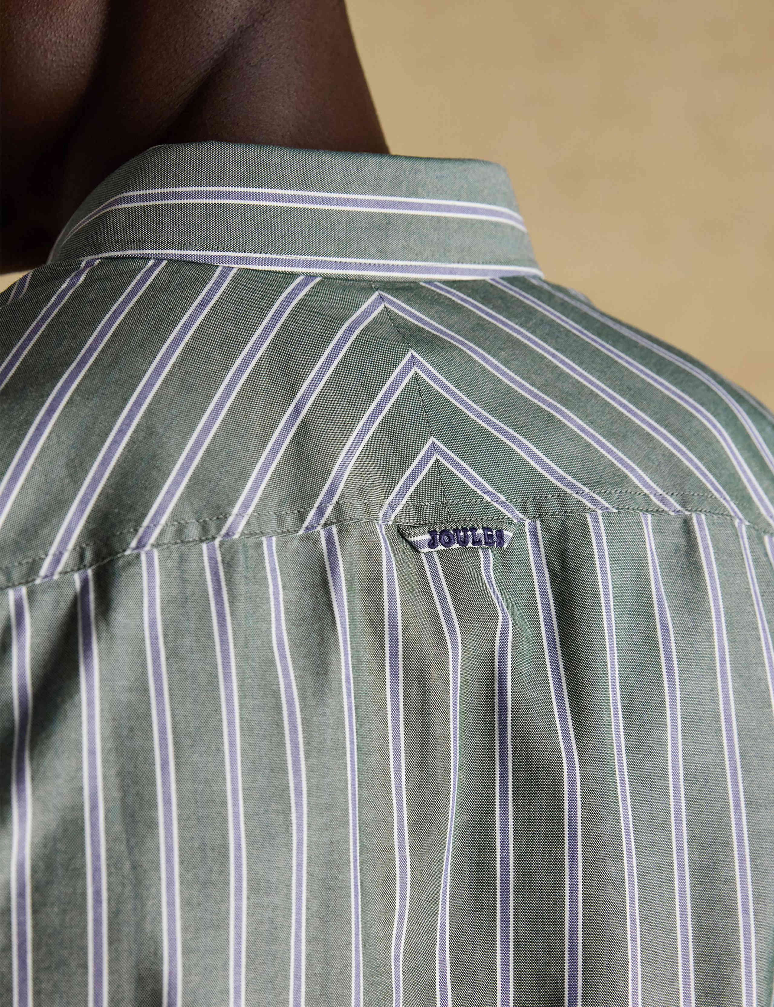 Regular Fit Pure Cotton Striped Oxford Shirt 8 of 10