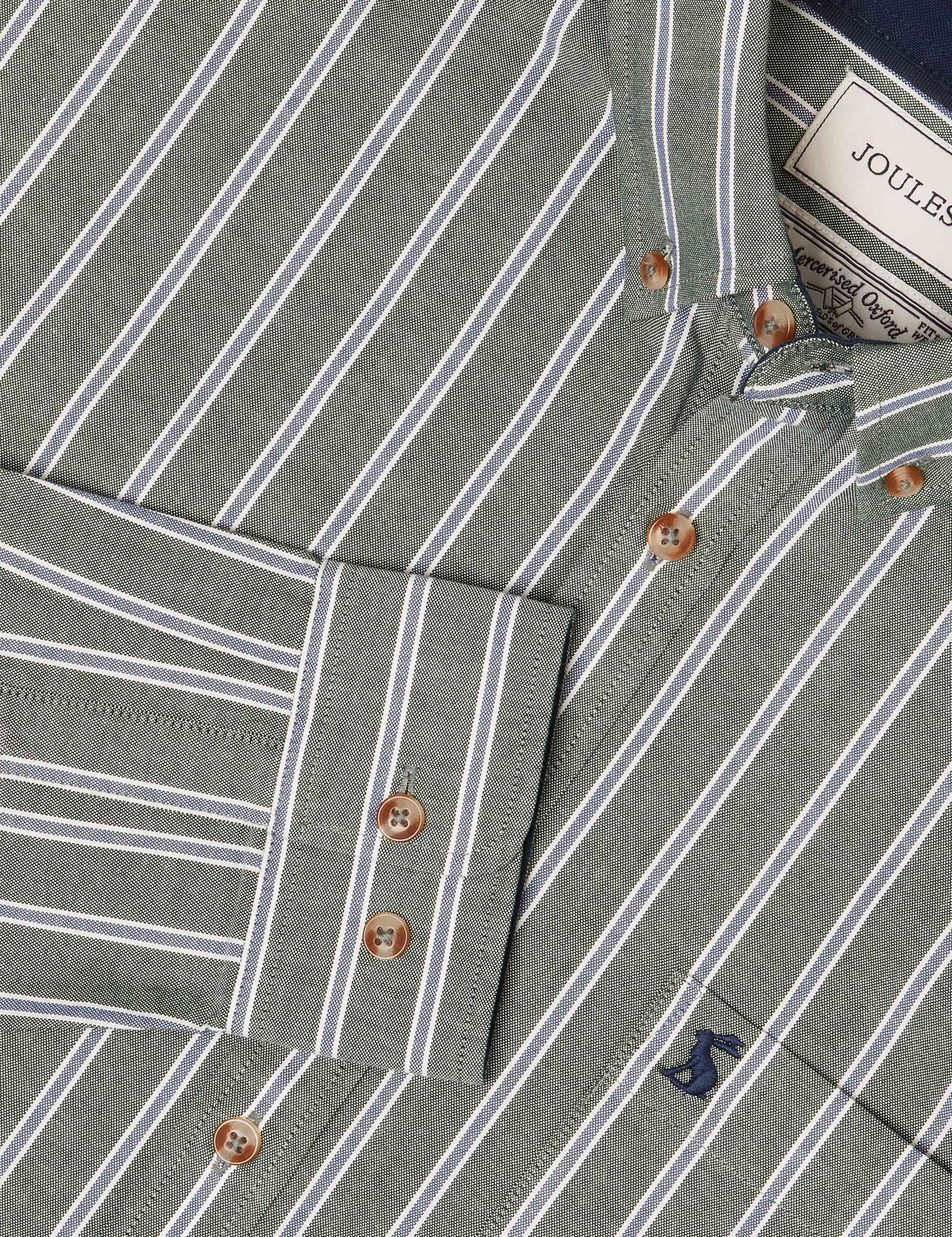 Regular Fit Pure Cotton Striped Oxford Shirt 9 of 10