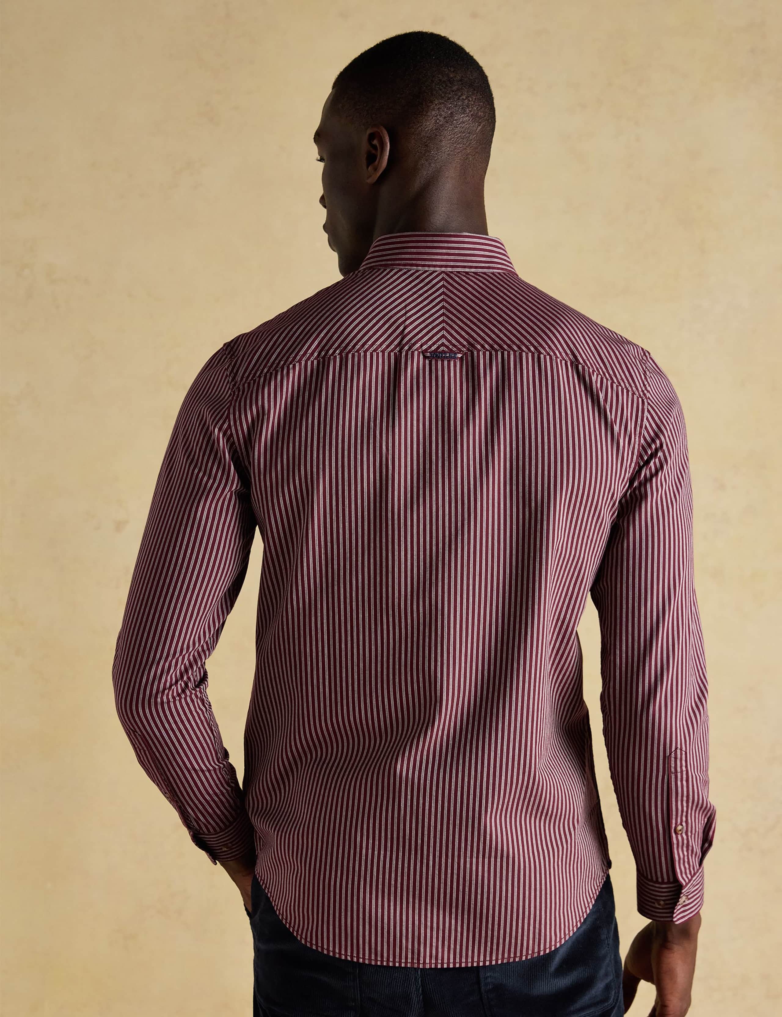 Regular Fit Pure Cotton Striped Oxford Shirt 3 of 12