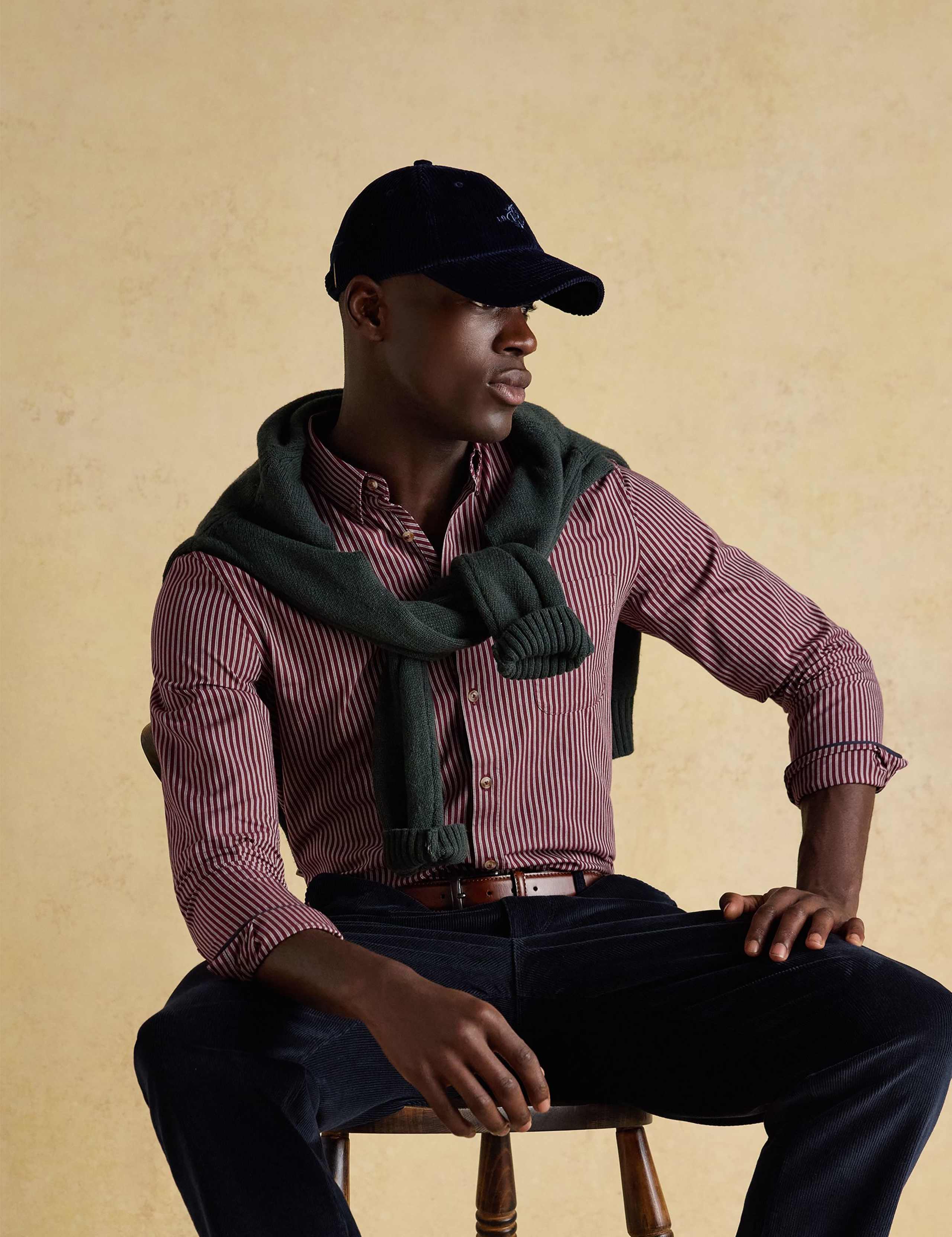 Regular Fit Pure Cotton Striped Oxford Shirt 5 of 12