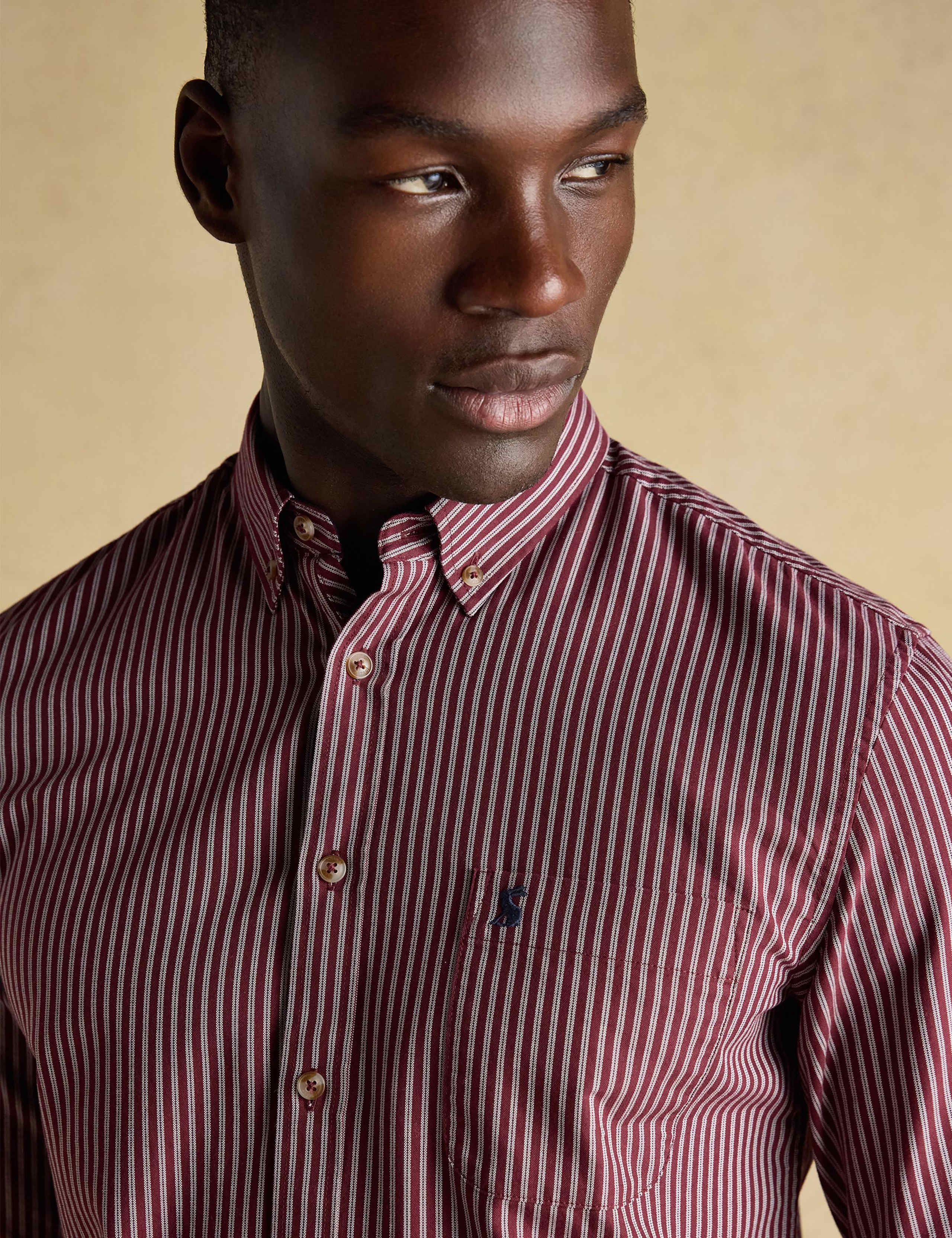 Regular Fit Pure Cotton Striped Oxford Shirt 6 of 12