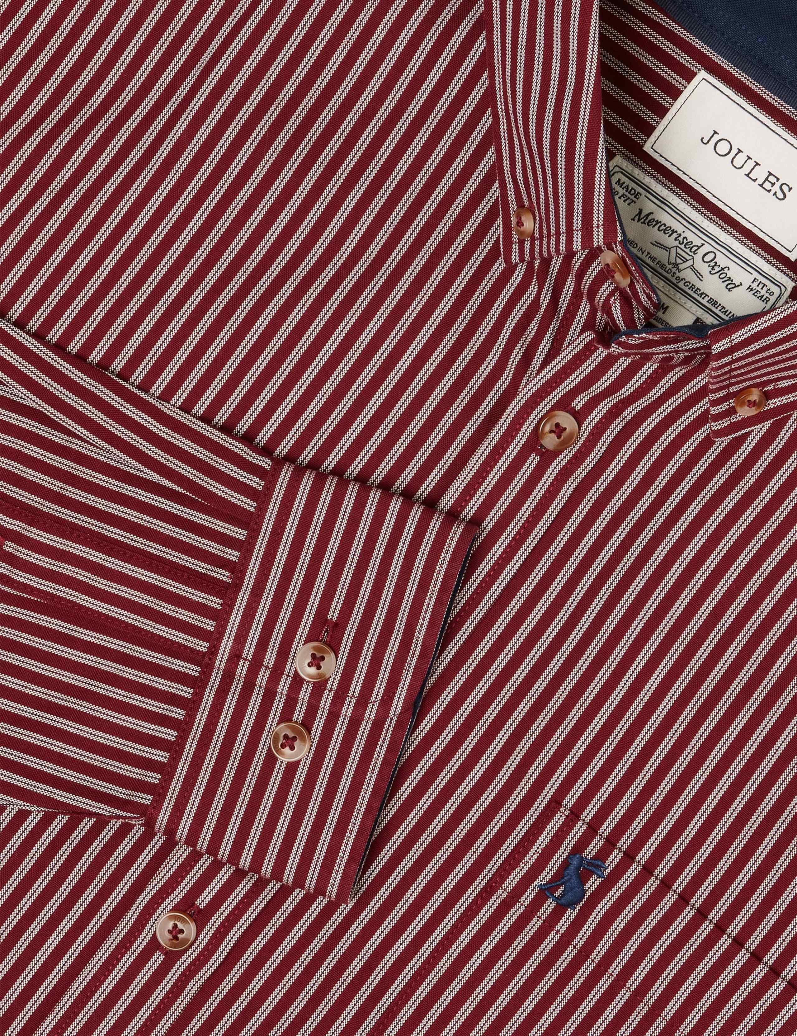 Regular Fit Pure Cotton Striped Oxford Shirt 10 of 12