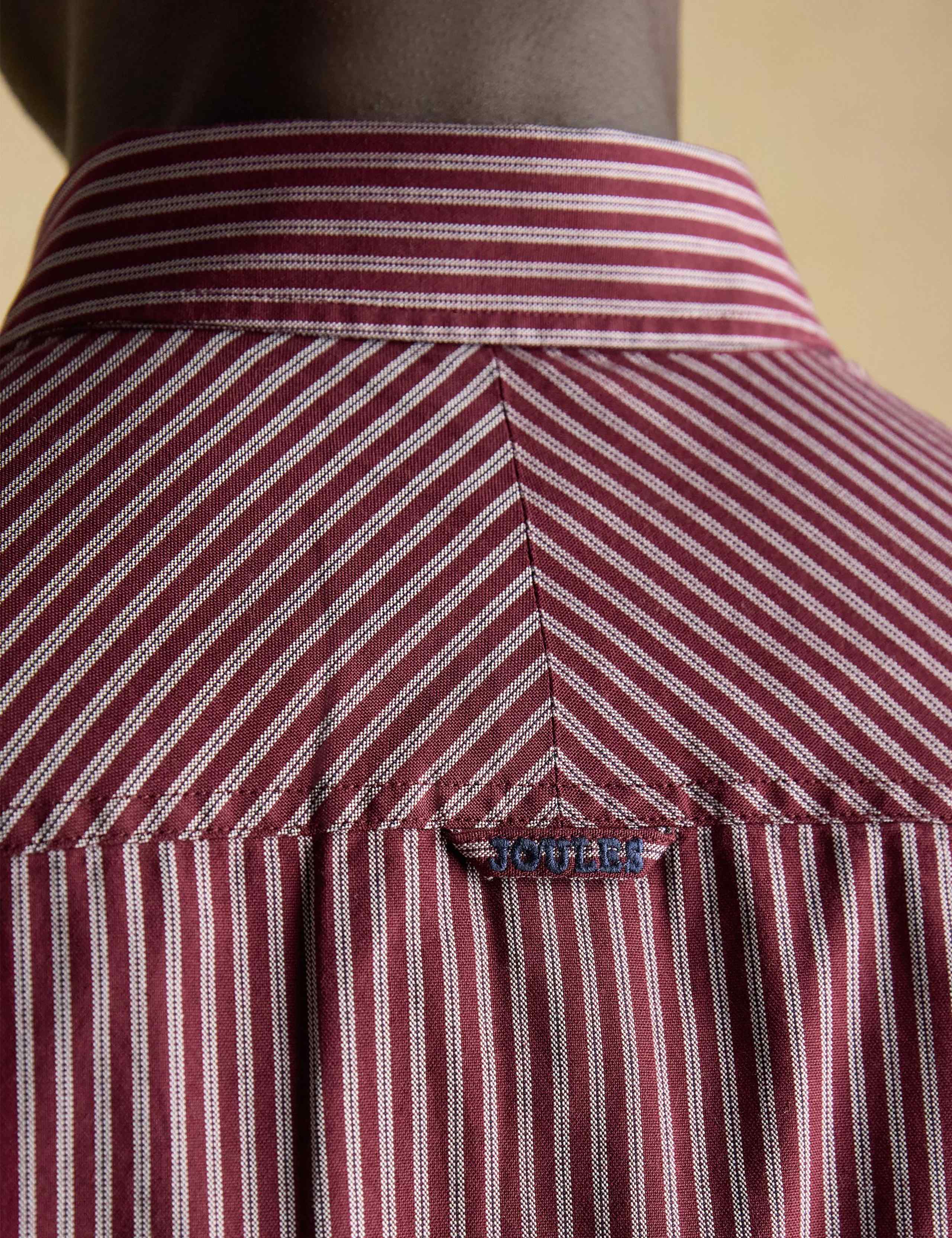 Regular Fit Pure Cotton Striped Oxford Shirt 11 of 12