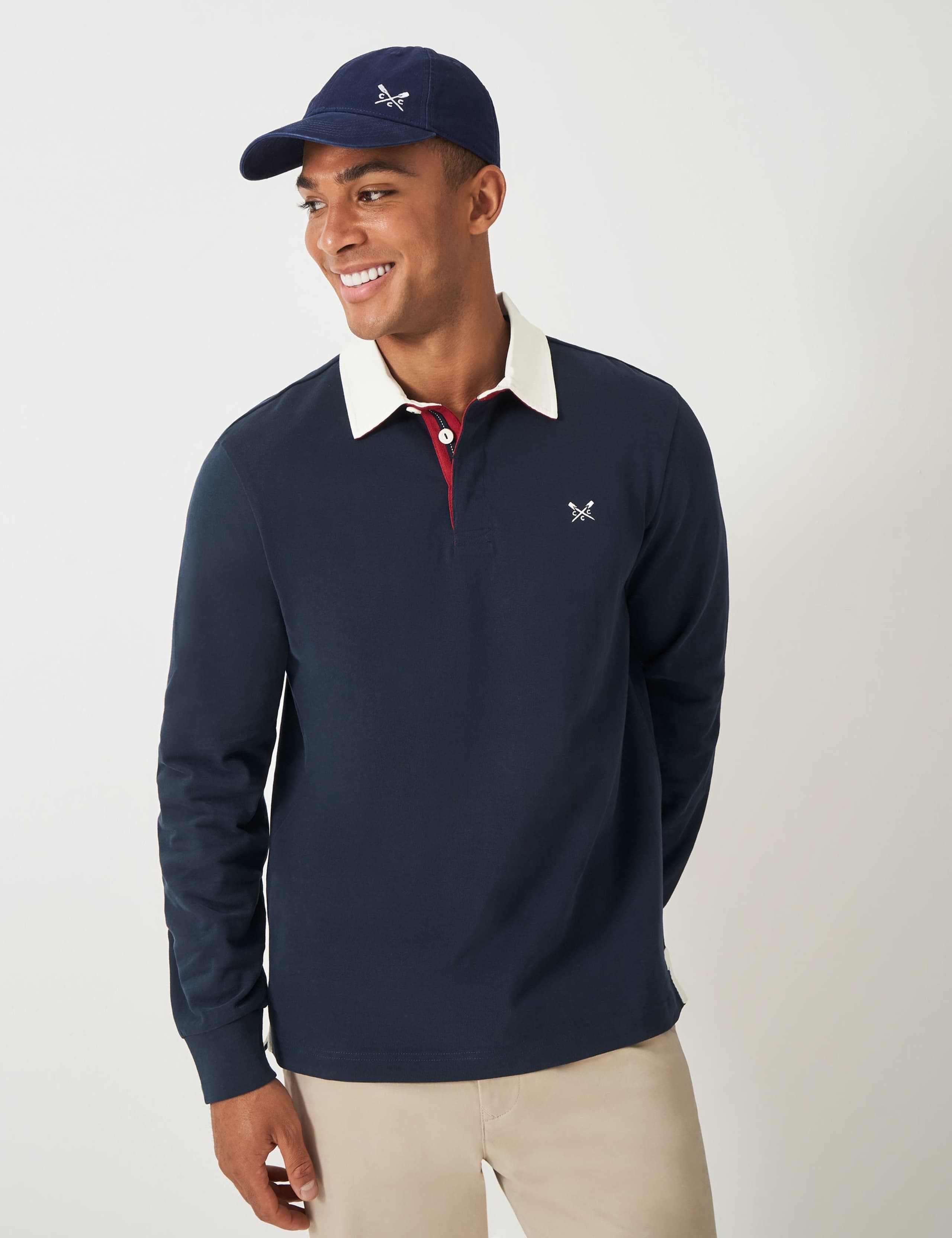 Pure Cotton Embroidered Patch Rugby Shirt 3 of 5