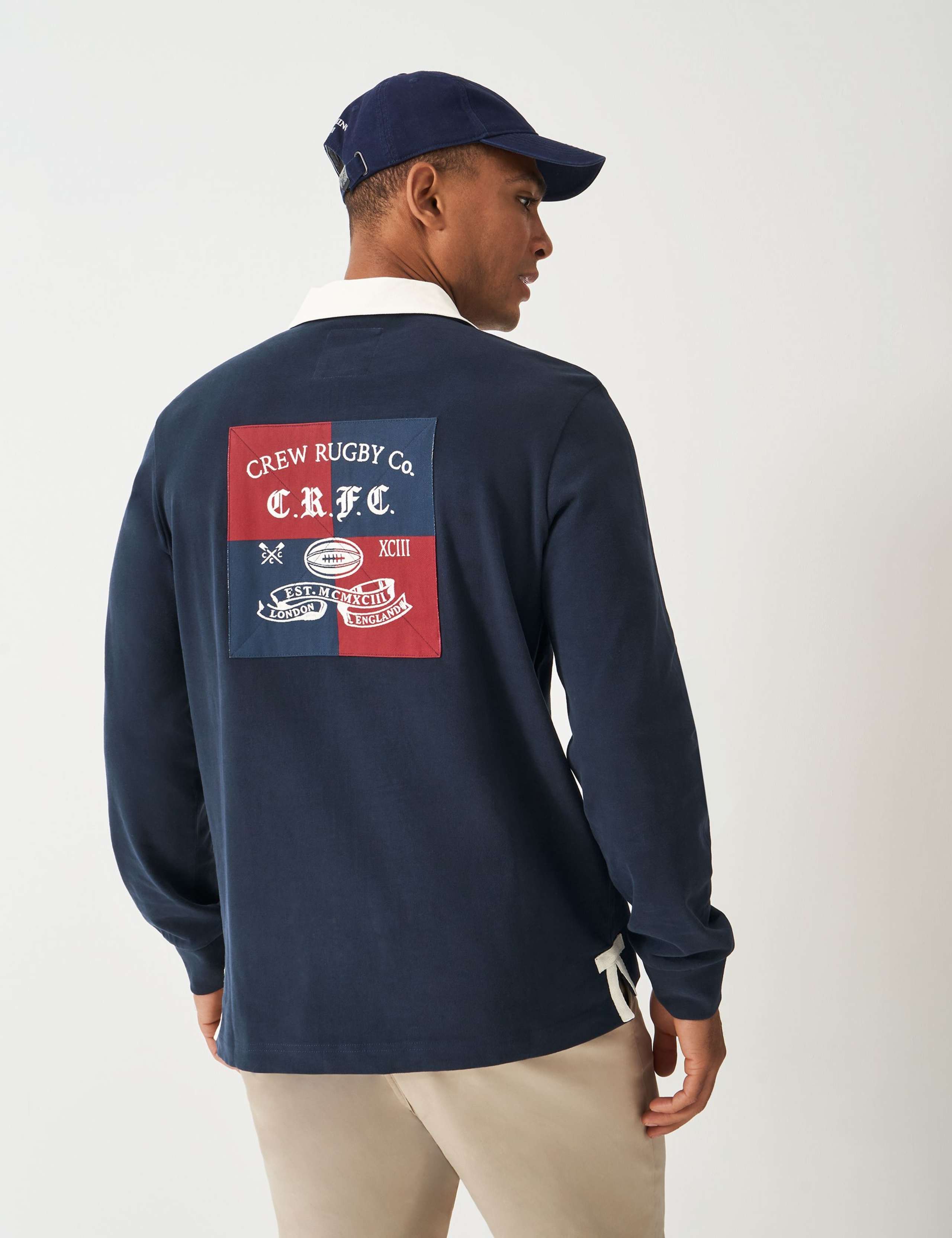 Pure Cotton Embroidered Patch Rugby Shirt 4 of 5