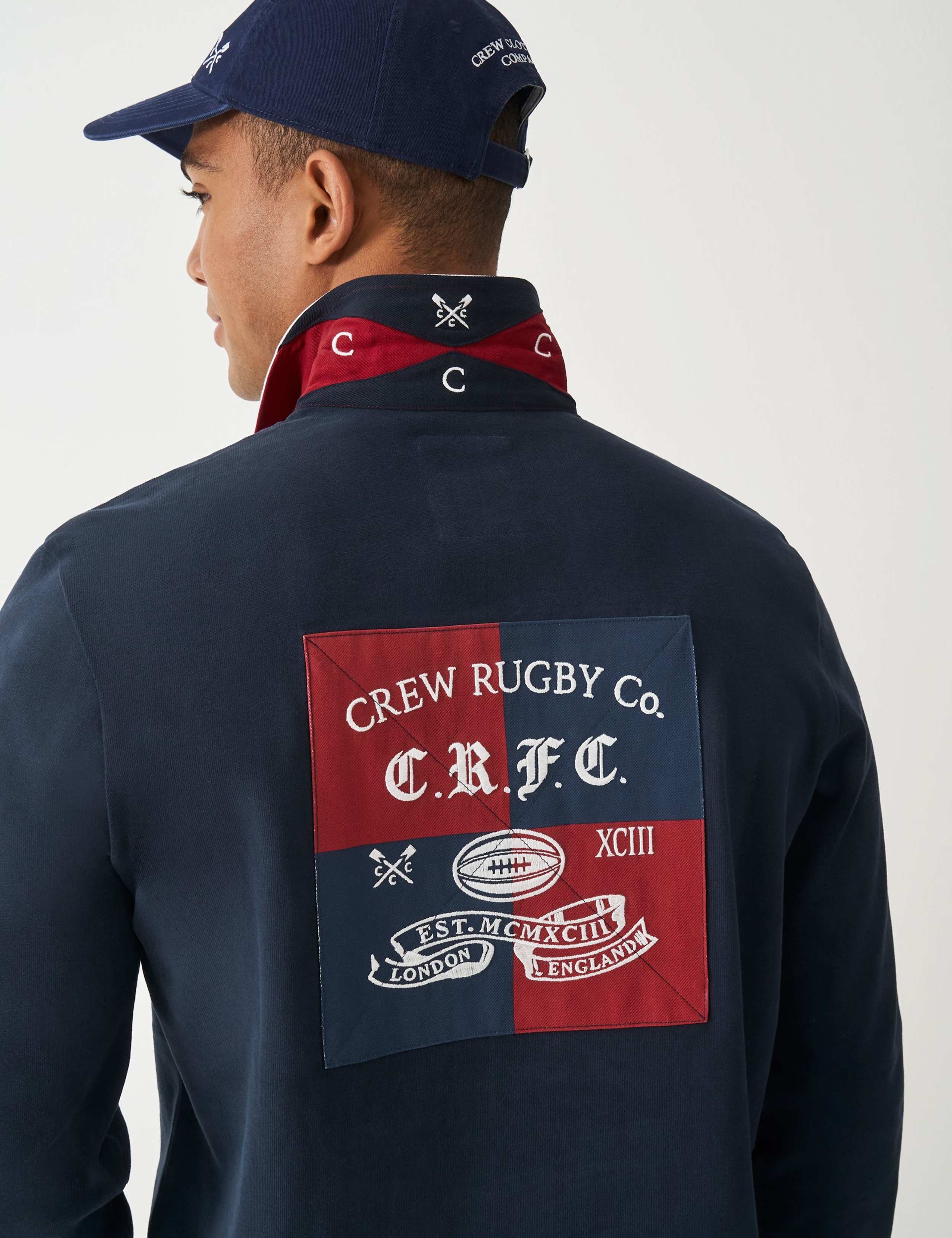 Pure Cotton Embroidered Patch Rugby Shirt 5 of 5