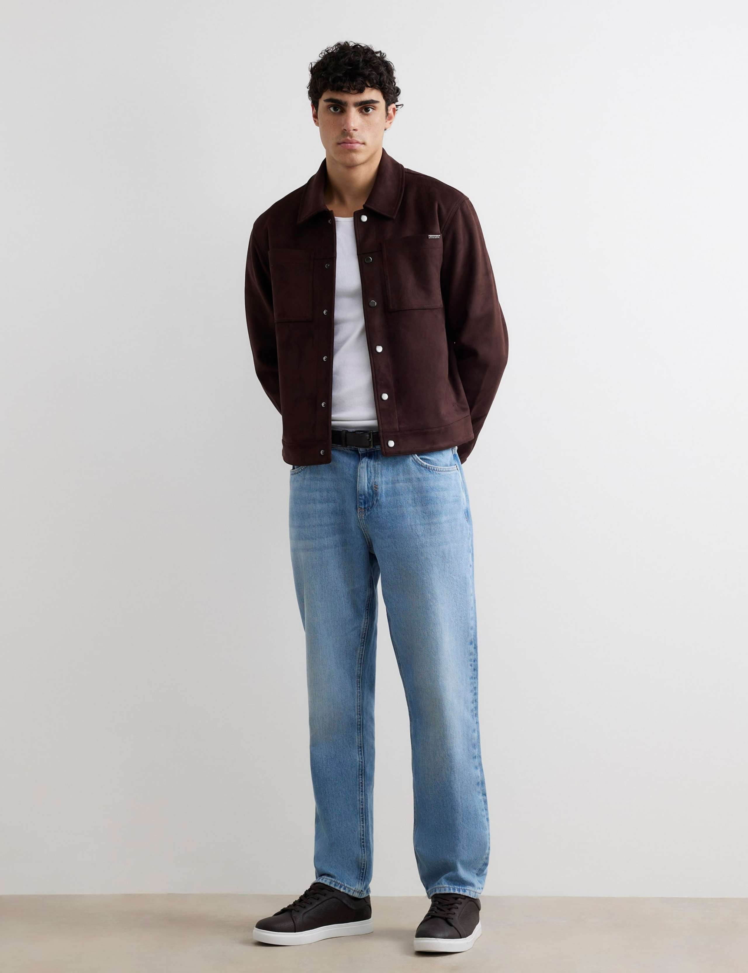 Straight Fit Pure Cotton Jeans 3 of 6