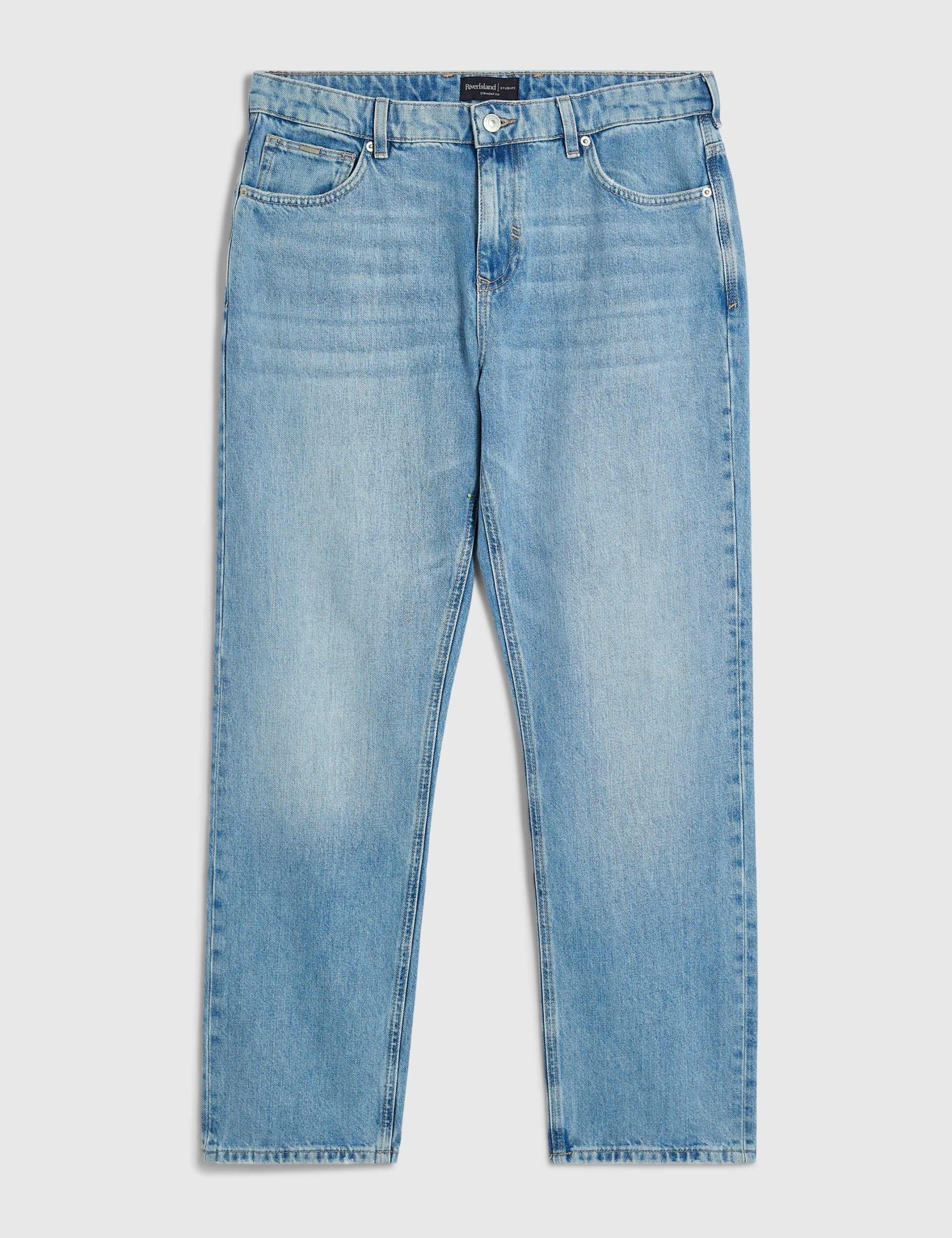Straight Fit Pure Cotton Jeans 6 of 6