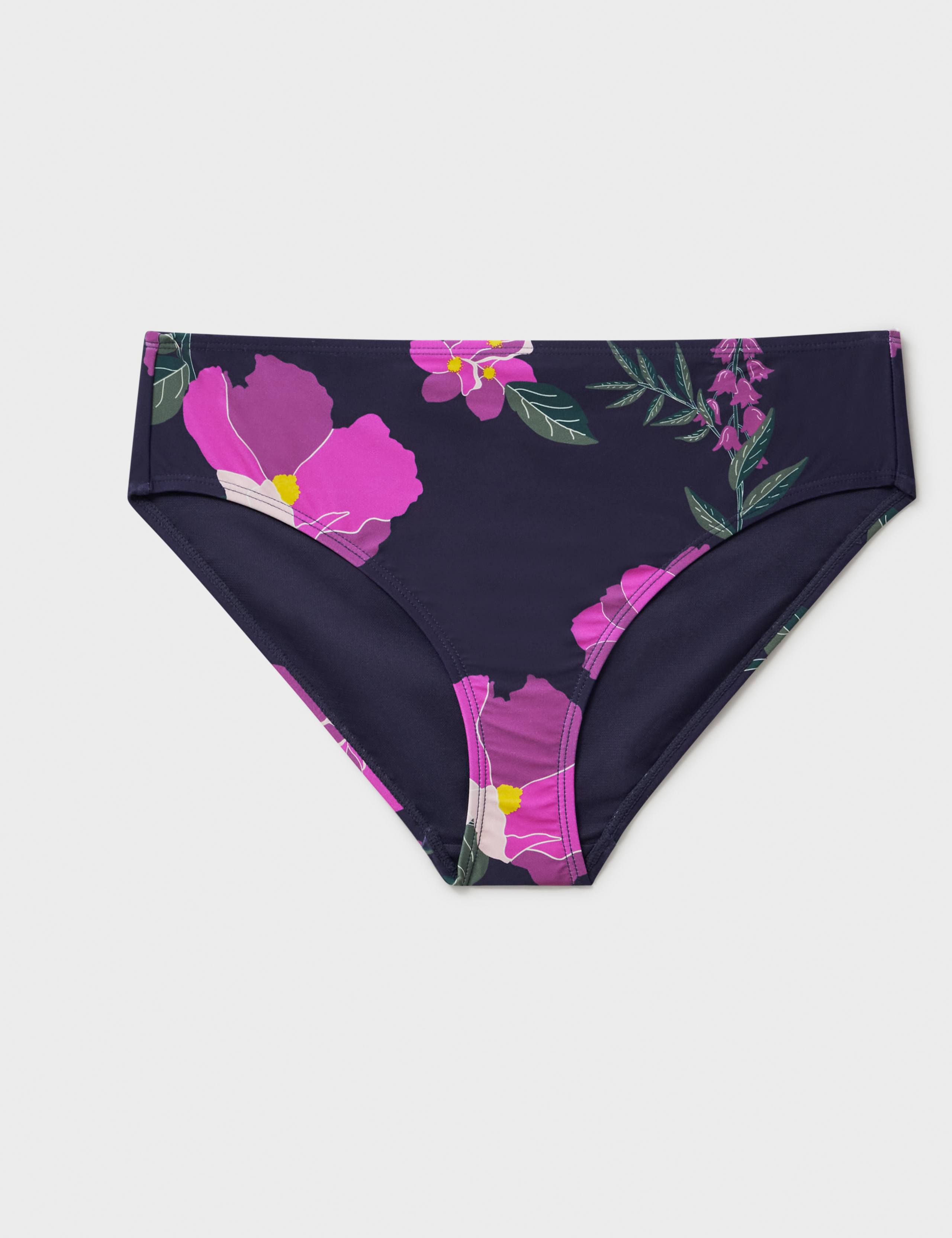 Floral High Waisted Bikini Bottoms 2 of 5