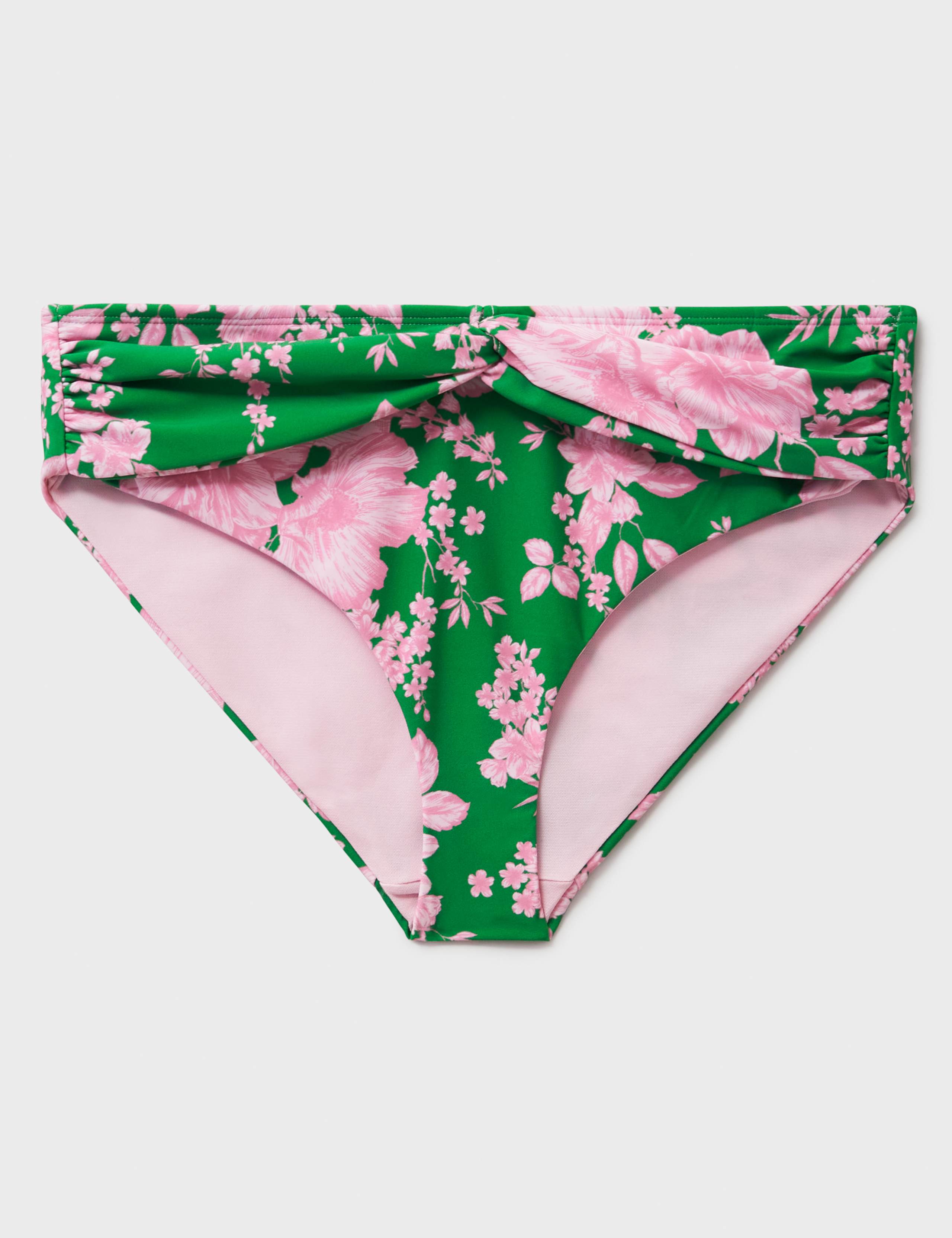 Floral Twist Detail Bikini Bottoms 2 of 5