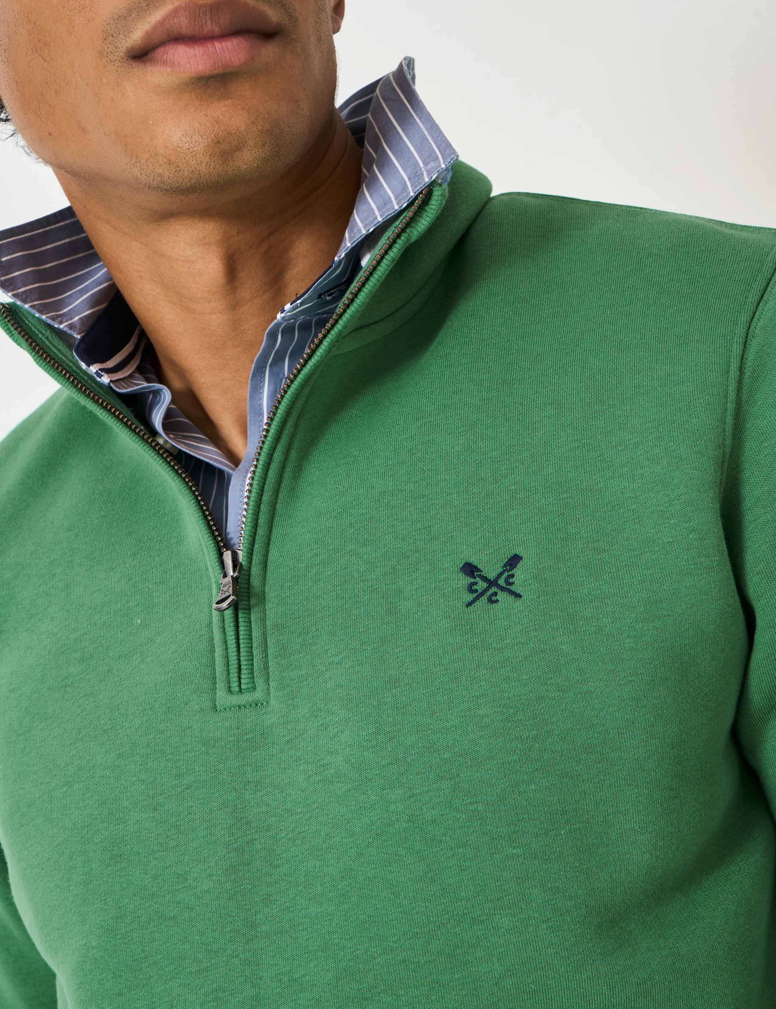 Cotton Rich Half Zip Sweatshirt 4 of 4