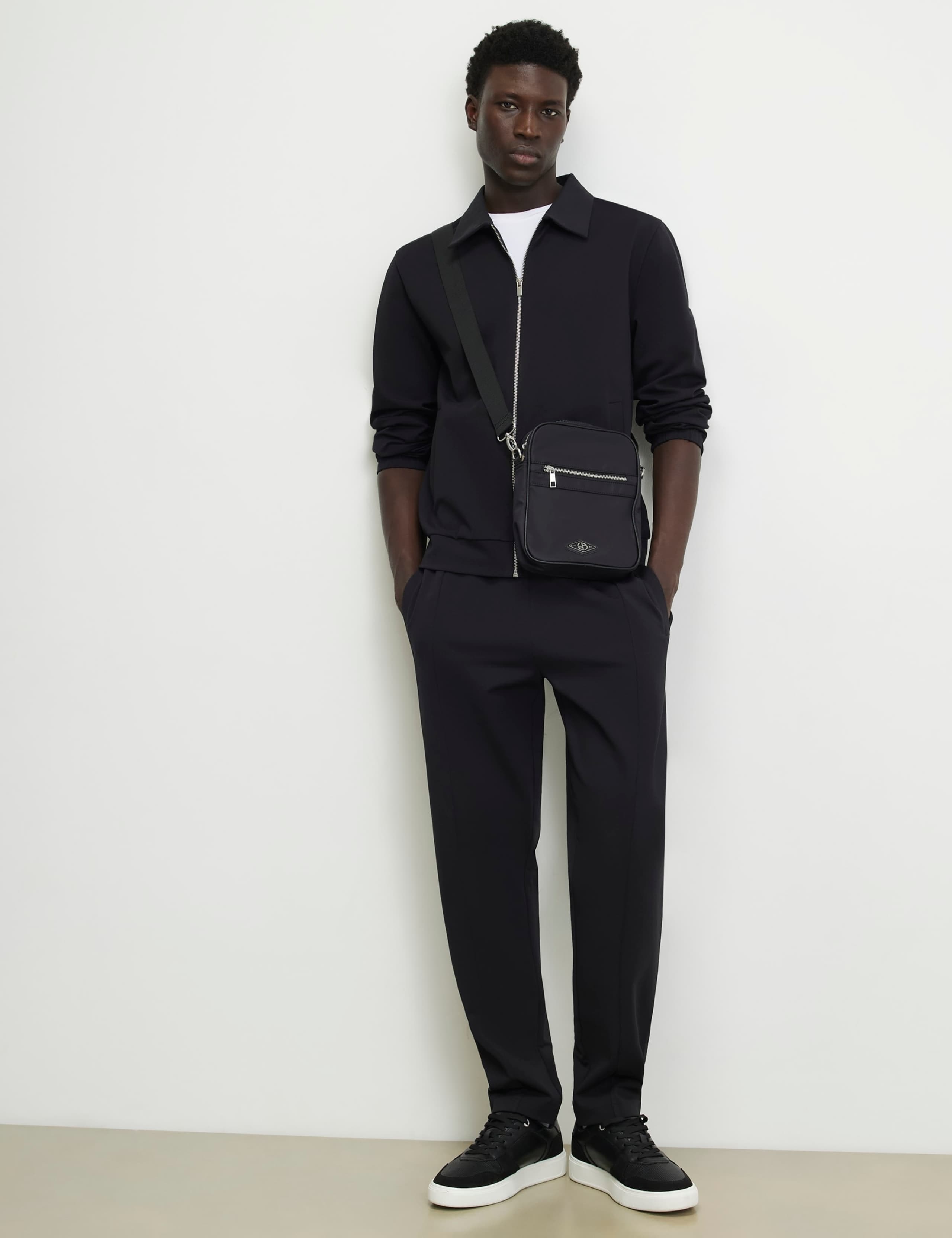 Pin Tuck Slim Fit Joggers 2 of 5