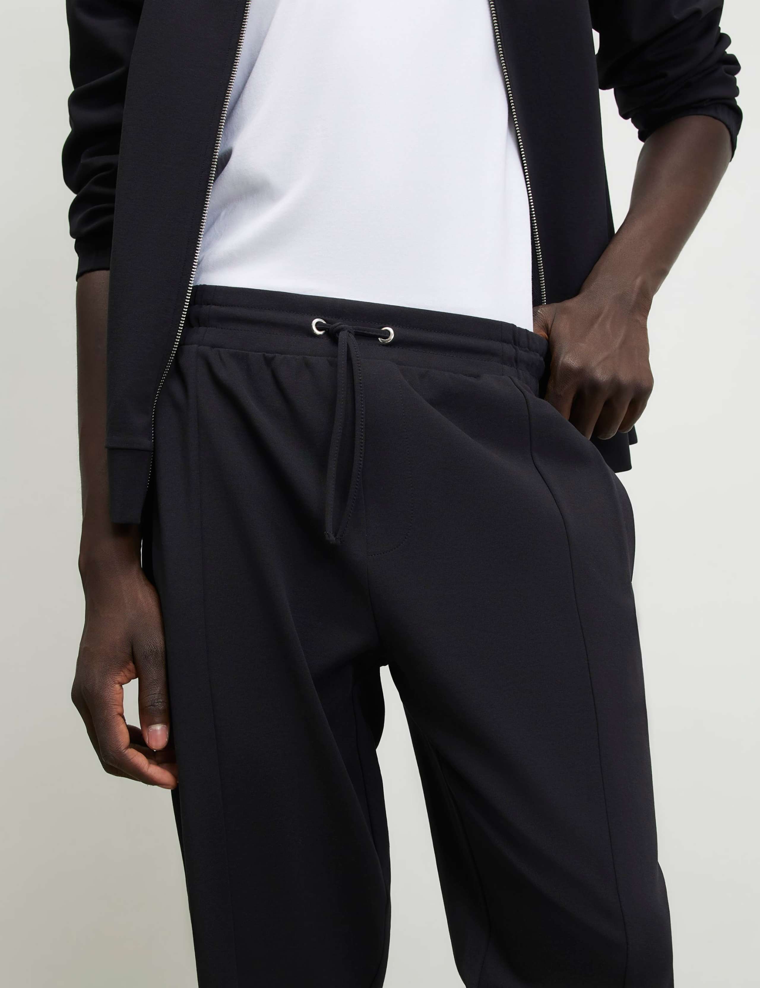 Pin Tuck Slim Fit Joggers 3 of 5