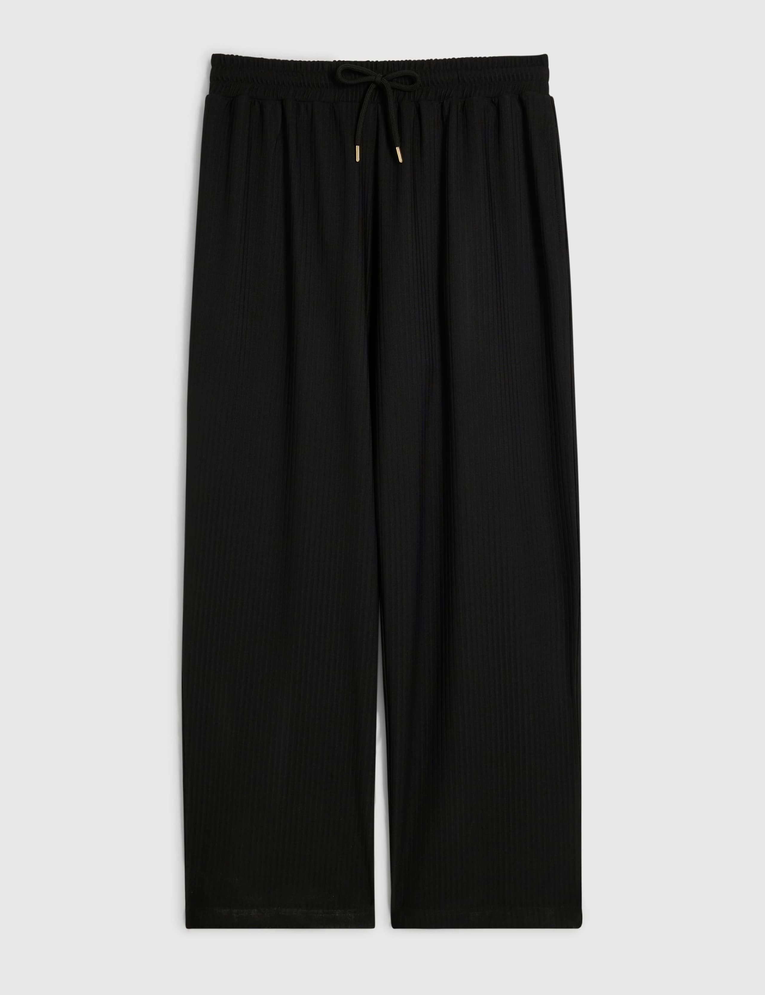 Textured Wide Leg Joggers 6 of 6