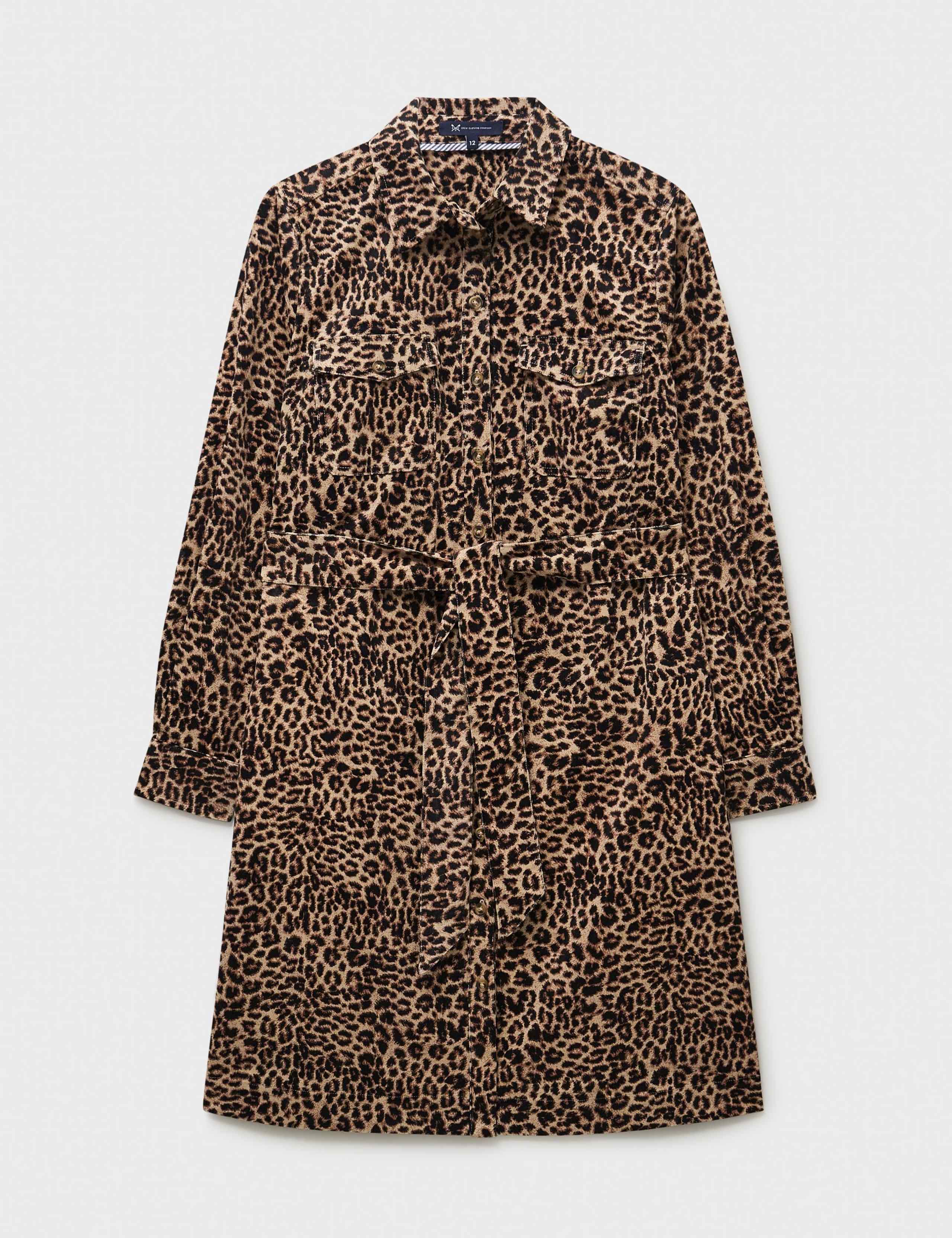 Cotton Rich Animal Print Mini Shift Dress 2 of 5