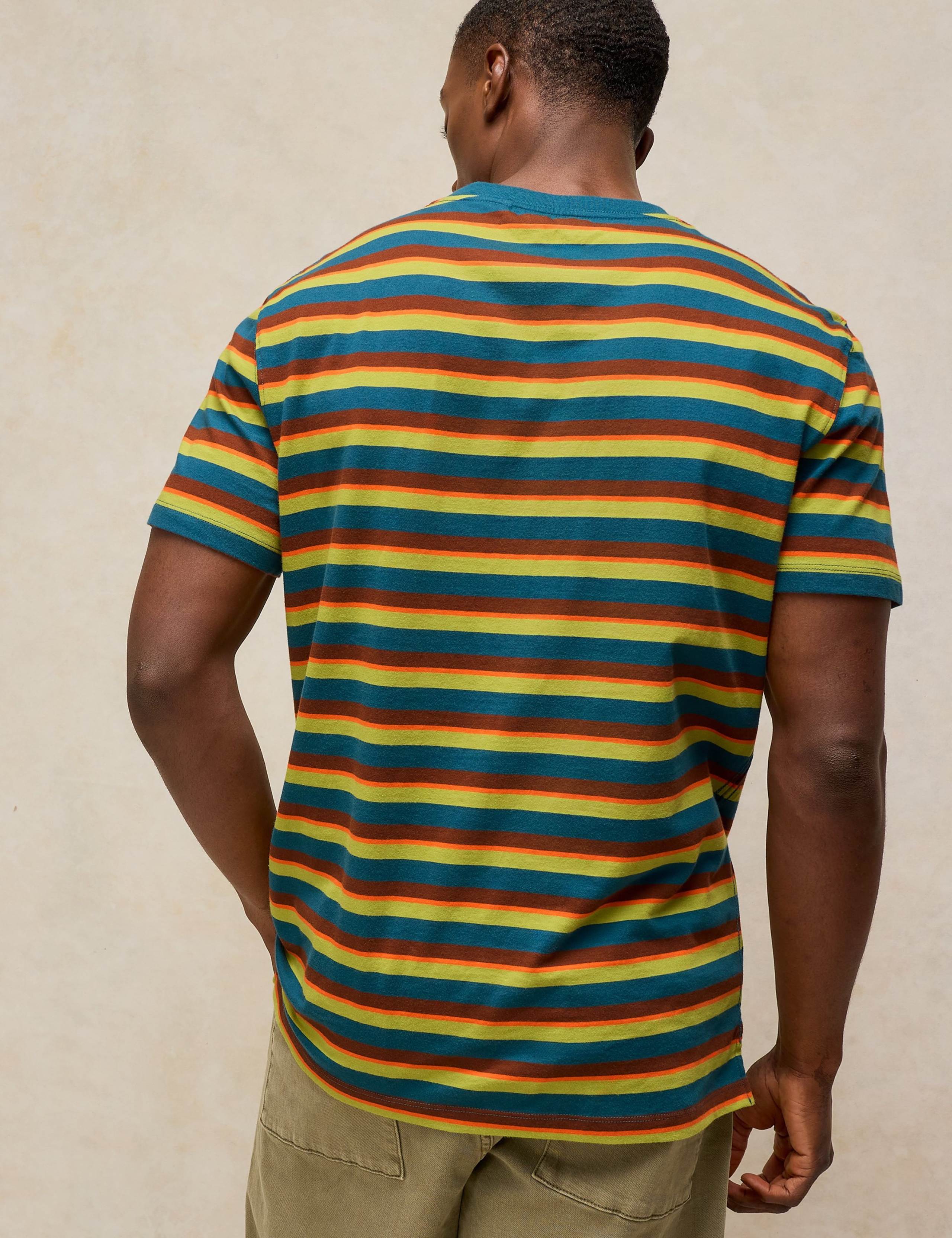 Printed Crew Neck Cotton T-Shirt 4 of 6