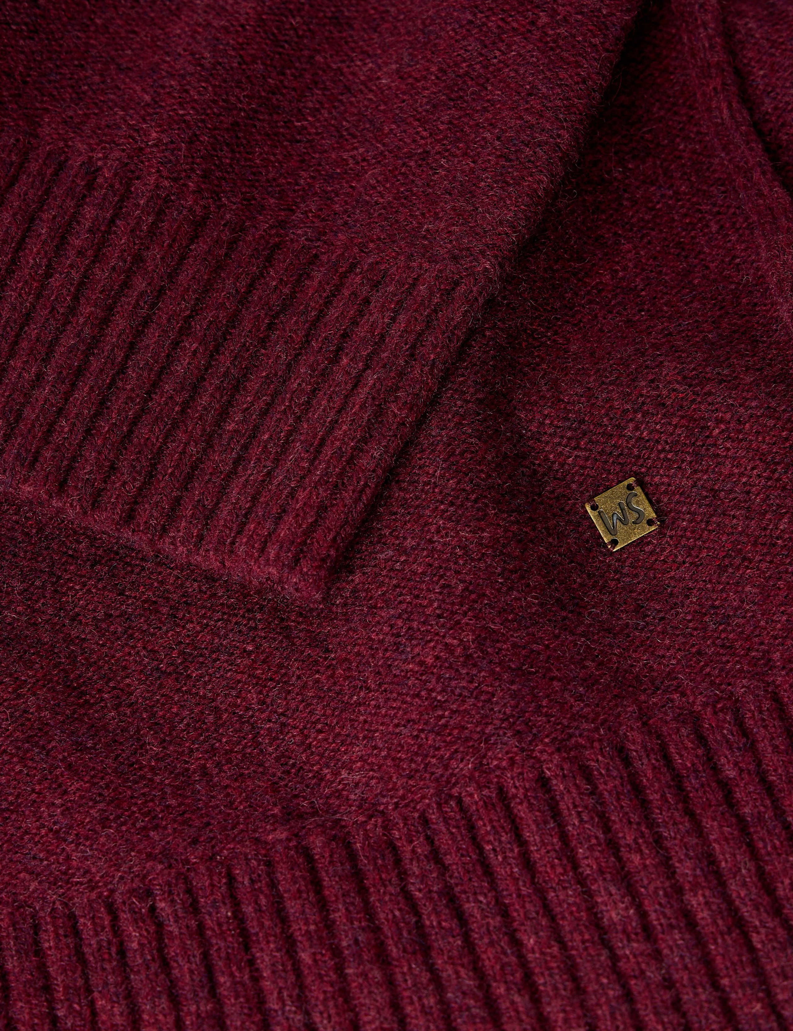 Regular Fit Wool Rich Mock Neck Jumper 6 of 6