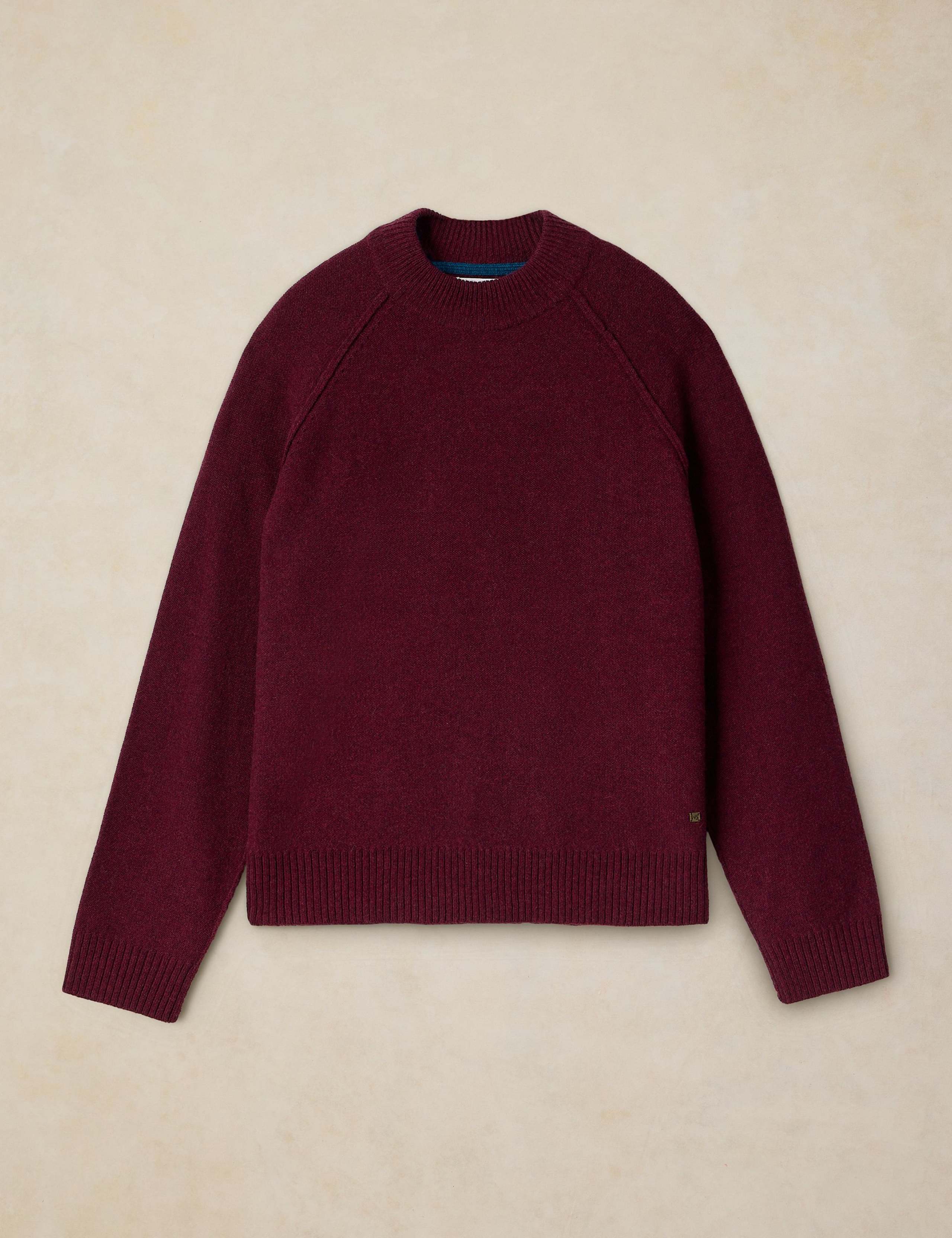 Regular Fit Wool Rich Mock Neck Jumper 2 of 6