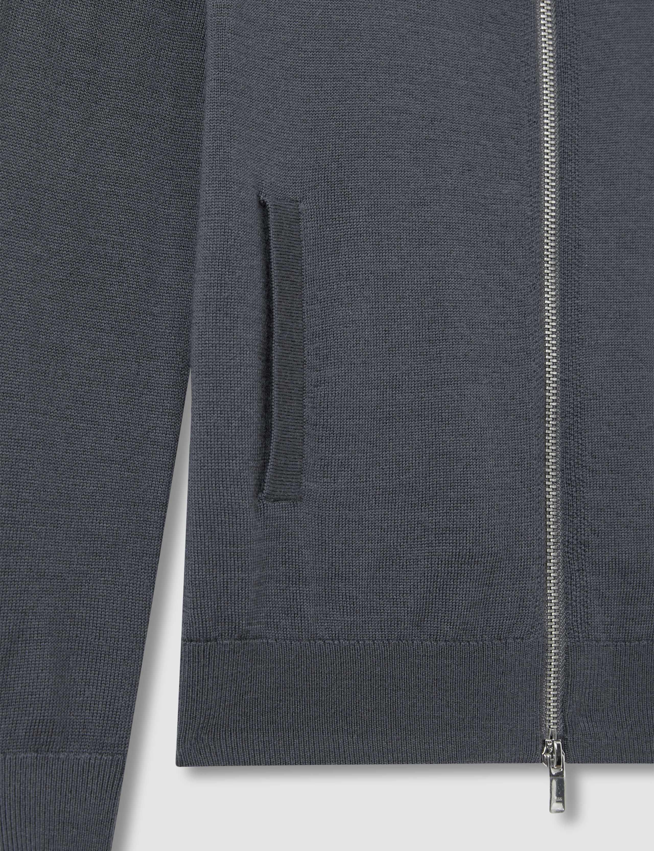 Pure Merino Wool Zip Jumper (3-14 Yrs) 4 of 4
