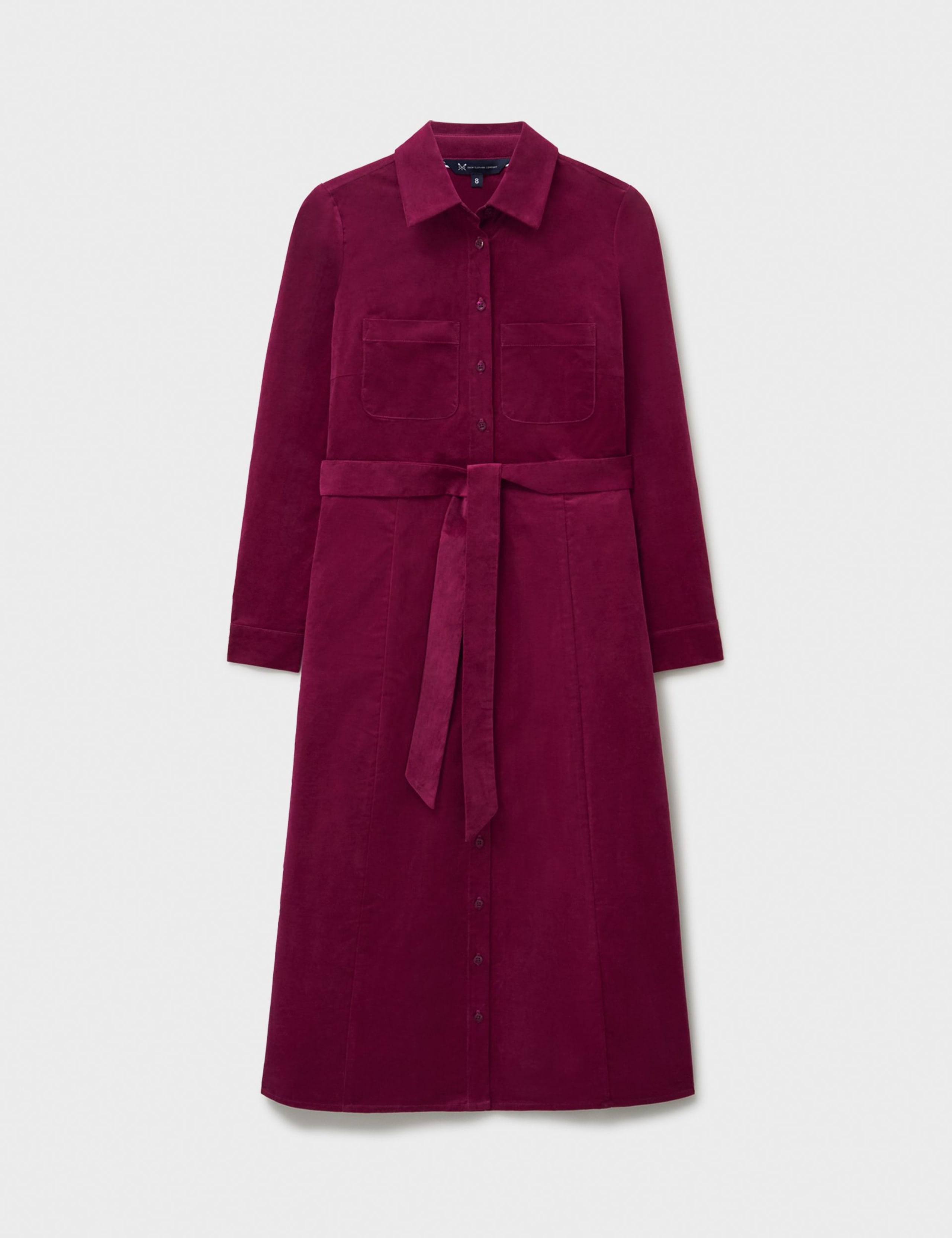 Cotton Rich Cord Midi Shirt Dress 2 of 5