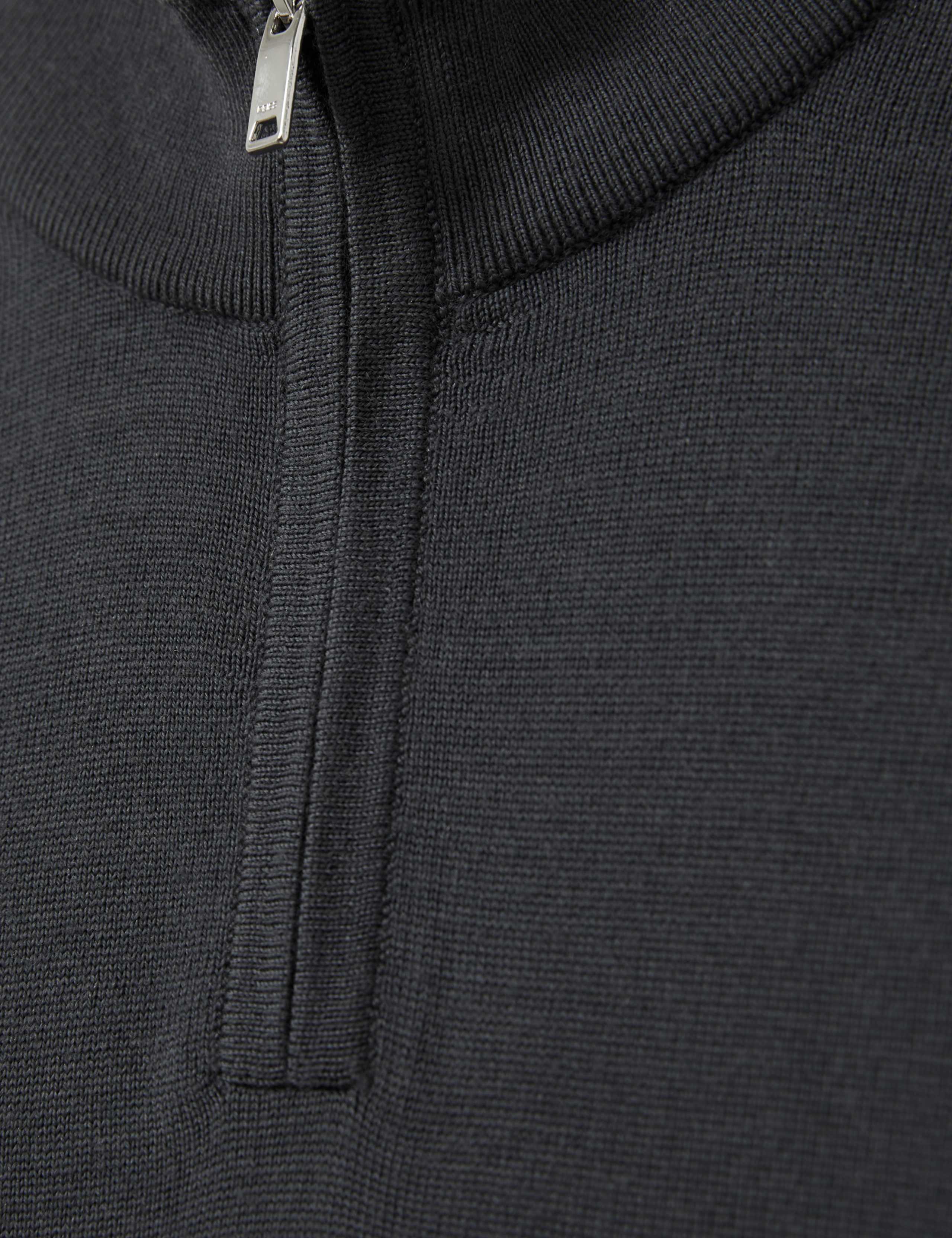 Pure Wool Half Zip Jumper (3-14 Yrs) 4 of 4
