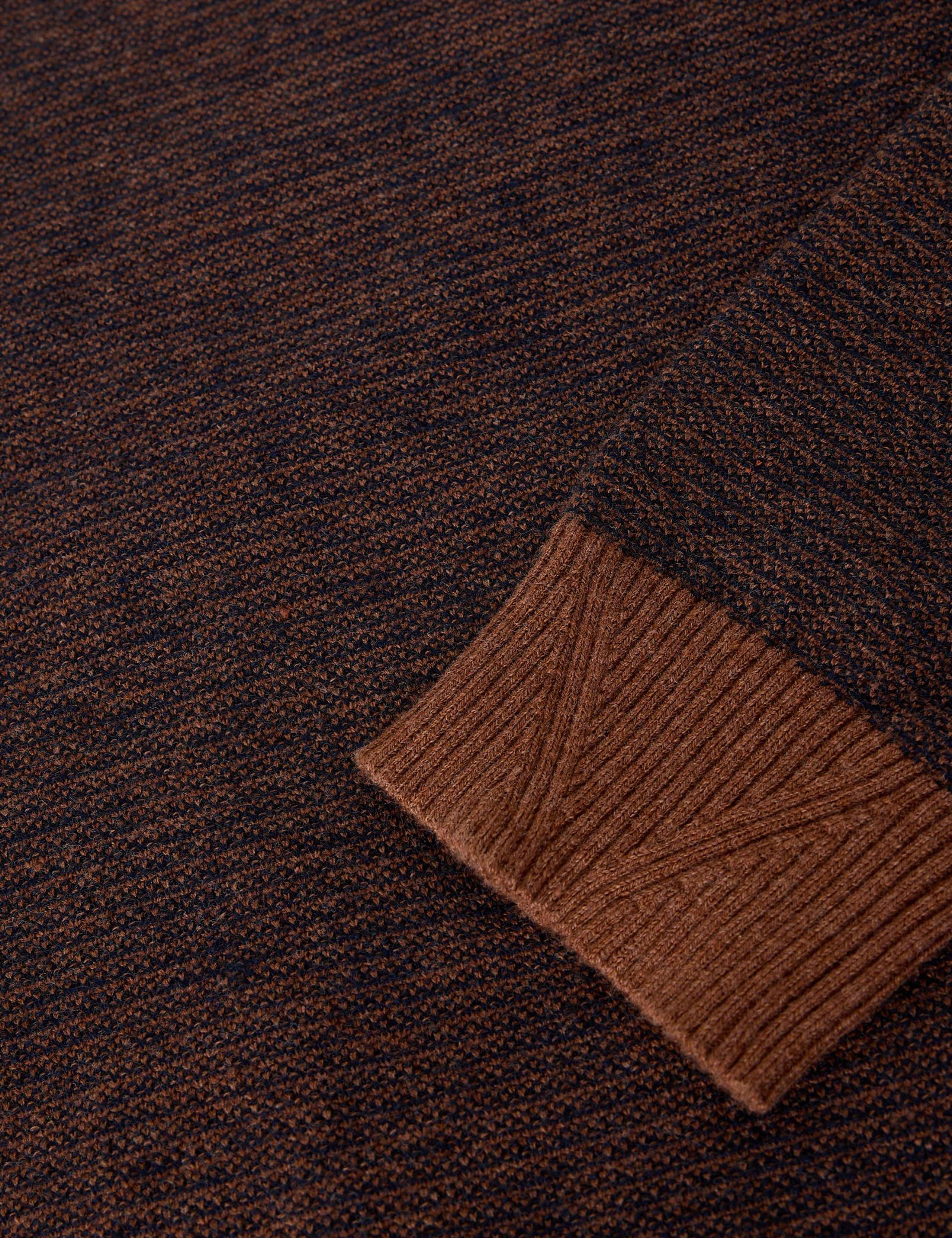 Cotton Rich Jacquard Crew Neck Jumper 6 of 6