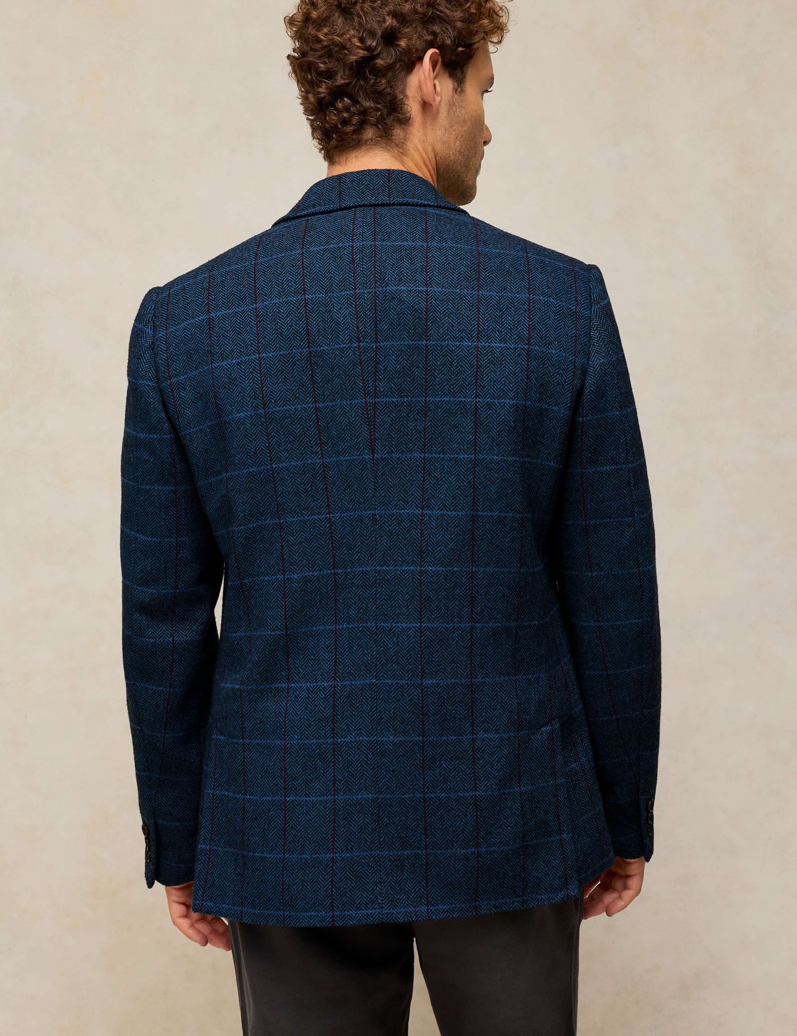 Checked Overcoat with Wool 4 of 6