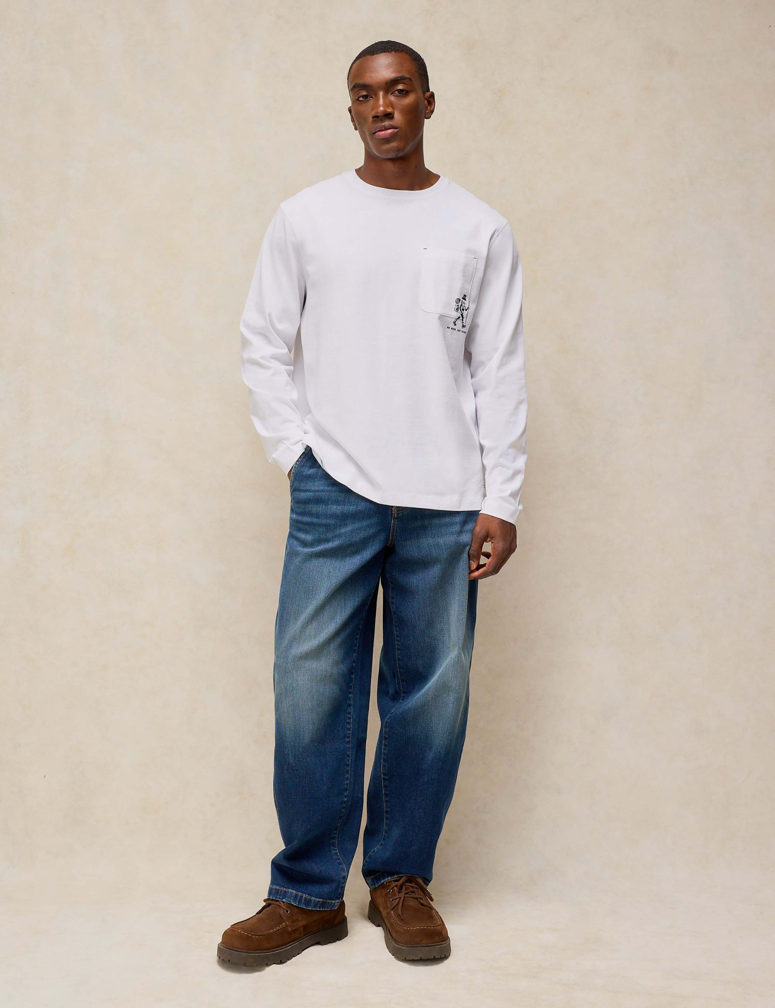 Pure Cotton Graphic Short Sleeve T-Shirt 3 of 6