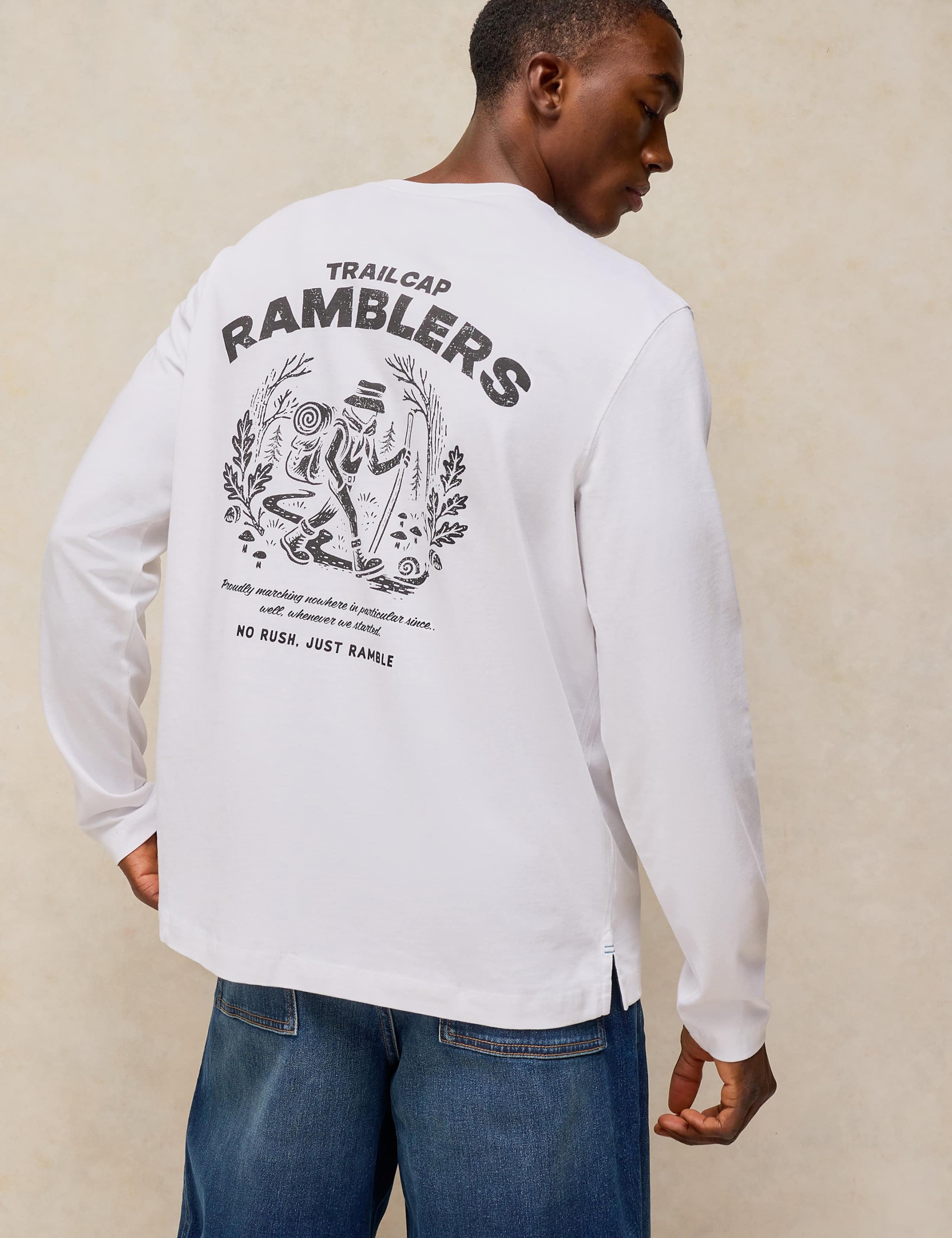 Pure Cotton Graphic Short Sleeve T-Shirt 4 of 6