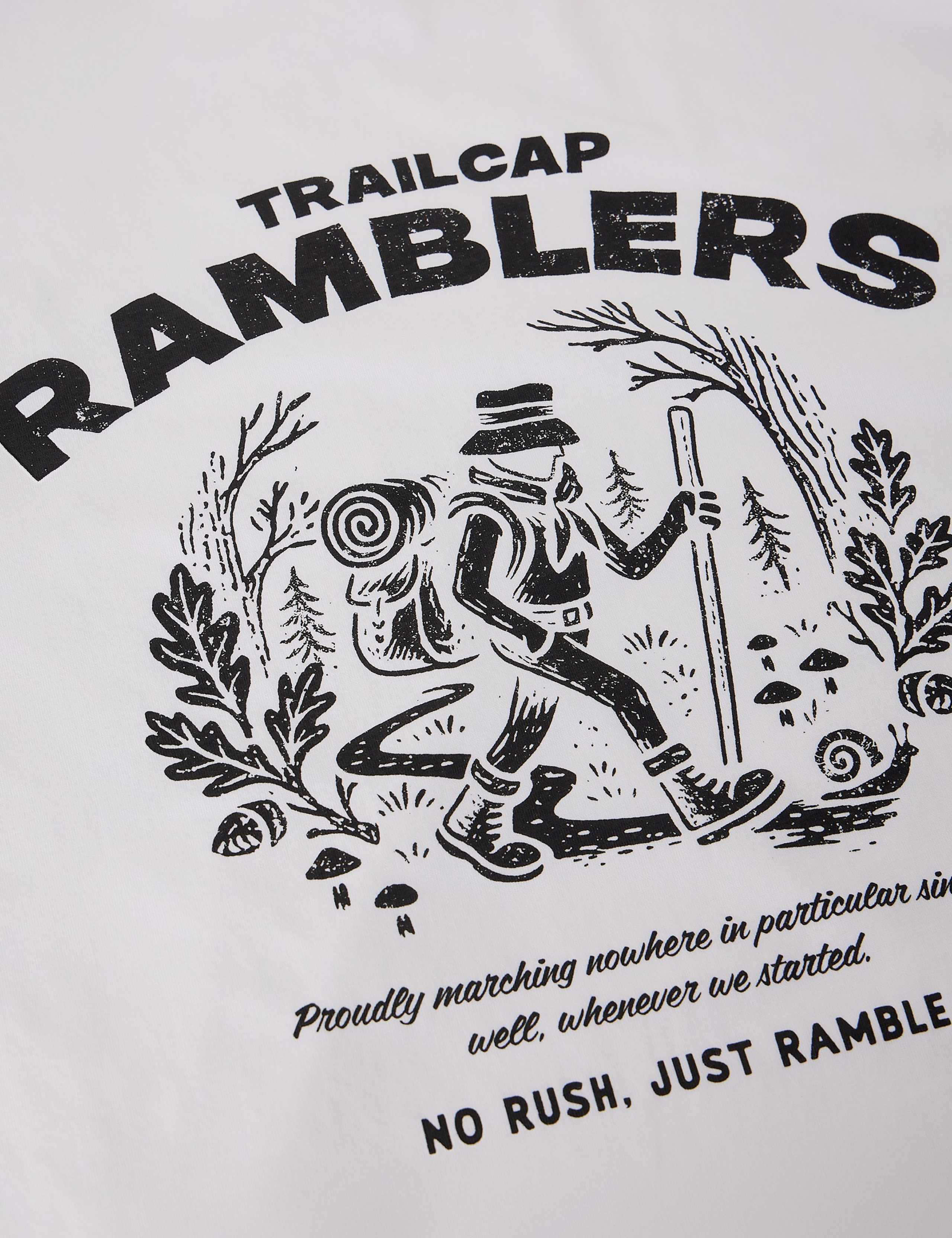 Pure Cotton Graphic Short Sleeve T-Shirt 6 of 6